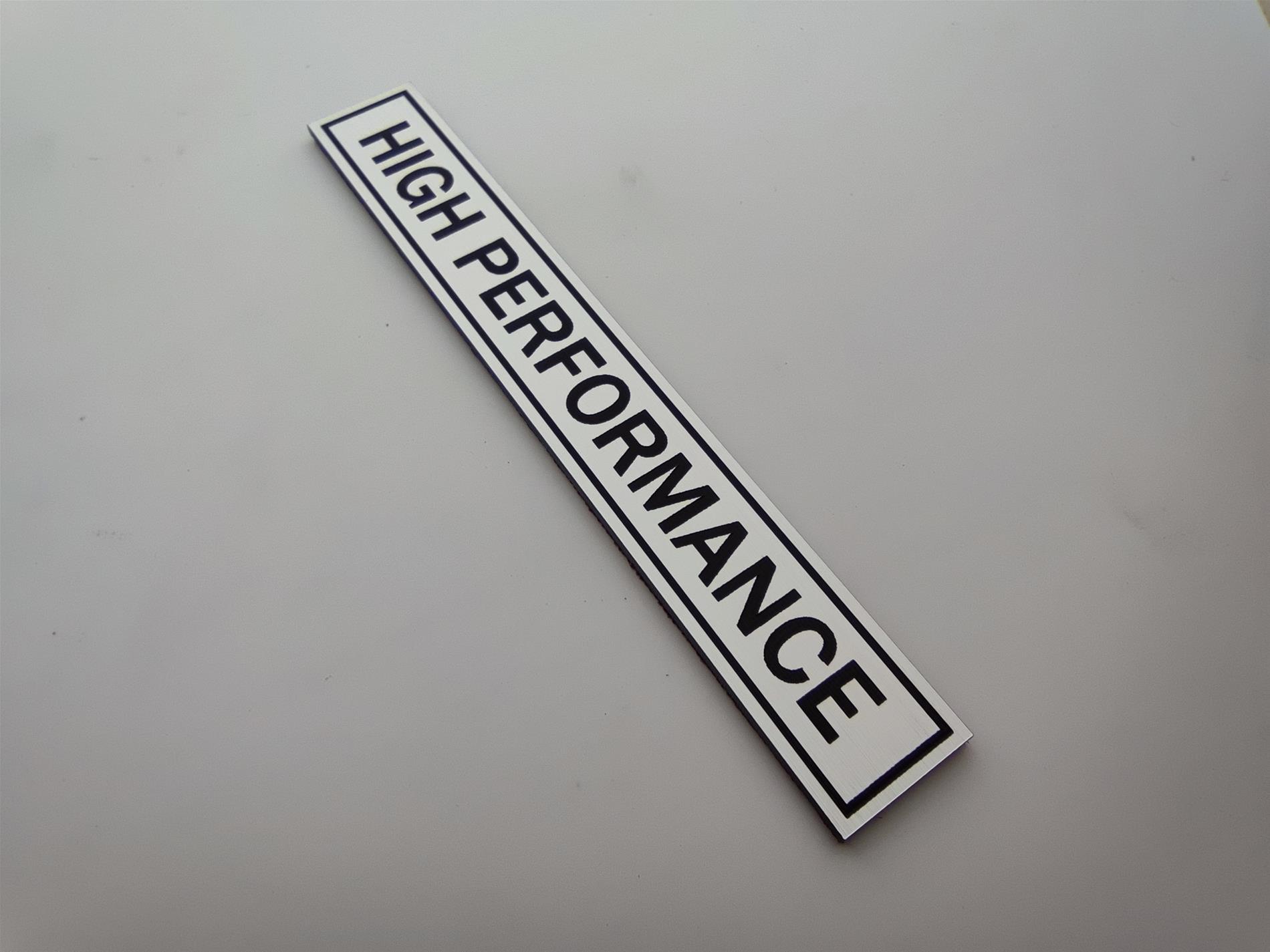 High Performance Alüminyum Görünümlü plastik etiket - Görsel 2