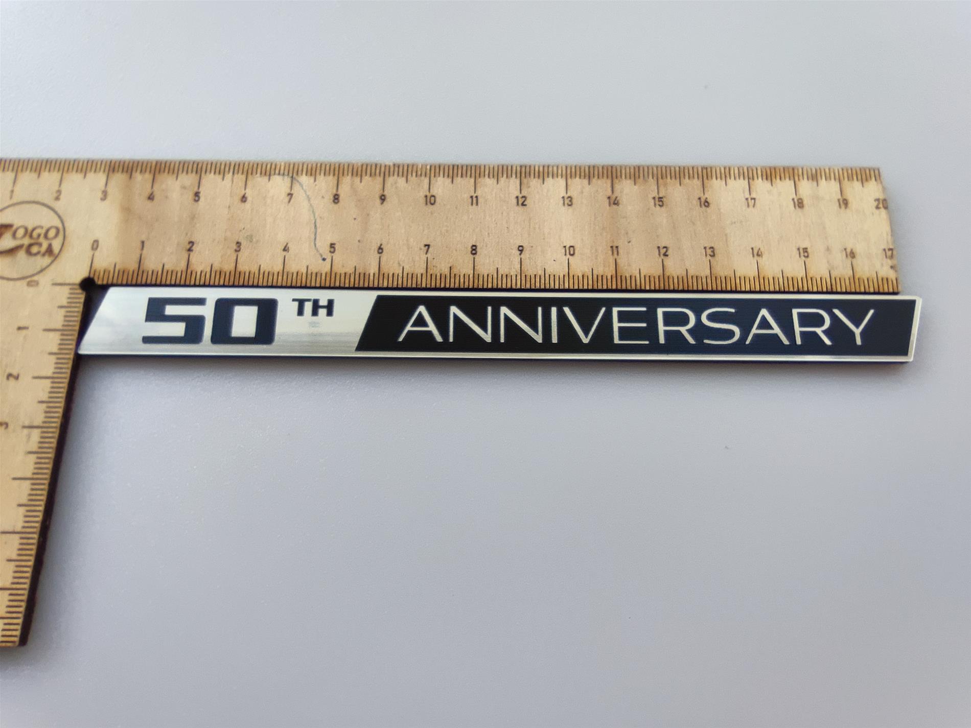 Toyota Corolla 50.th Anniversary etiket corolla 50. yıl etiketi - Görsel 6