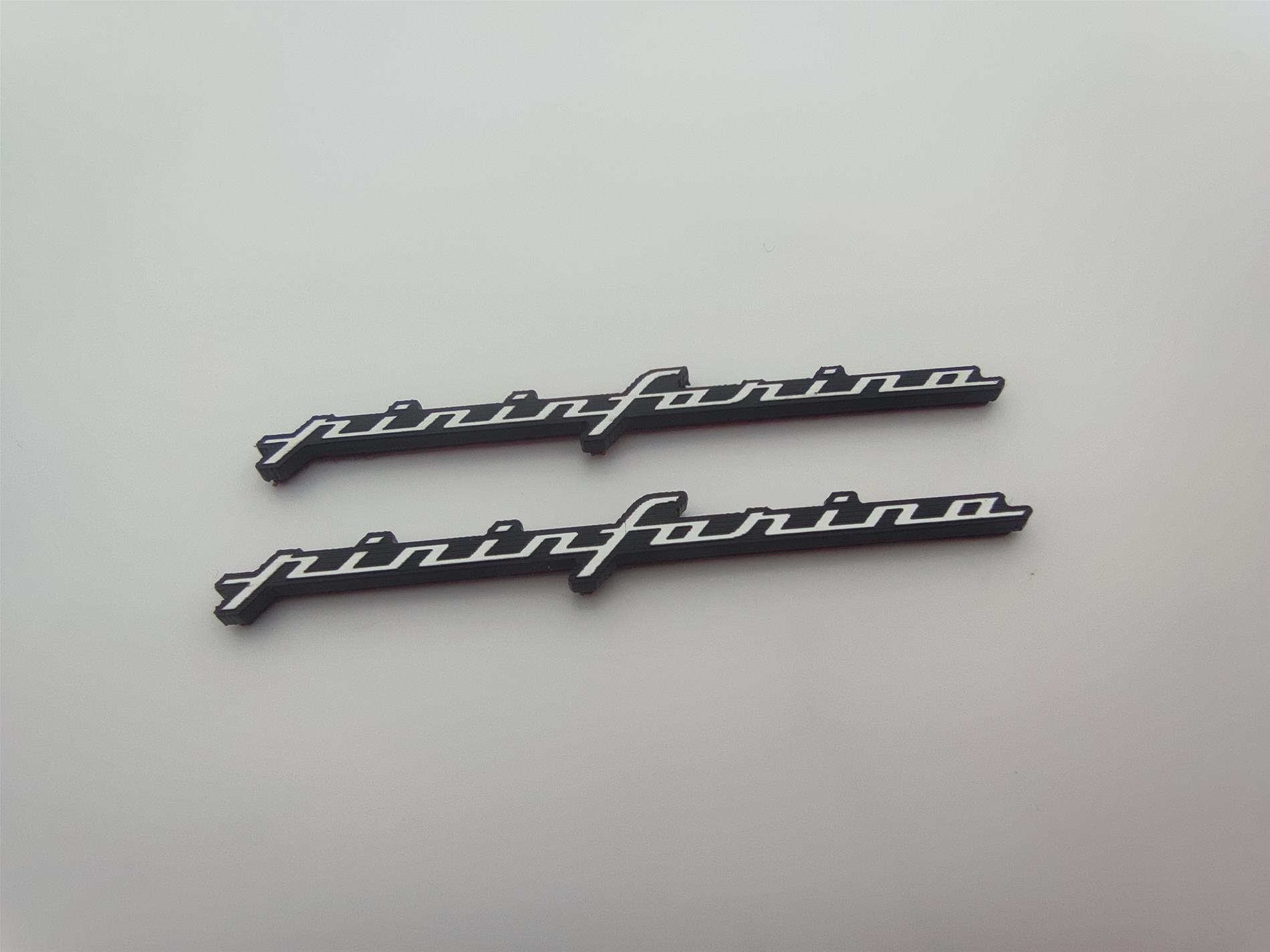 Pininfarina 6cm  etiket - Görsel 1