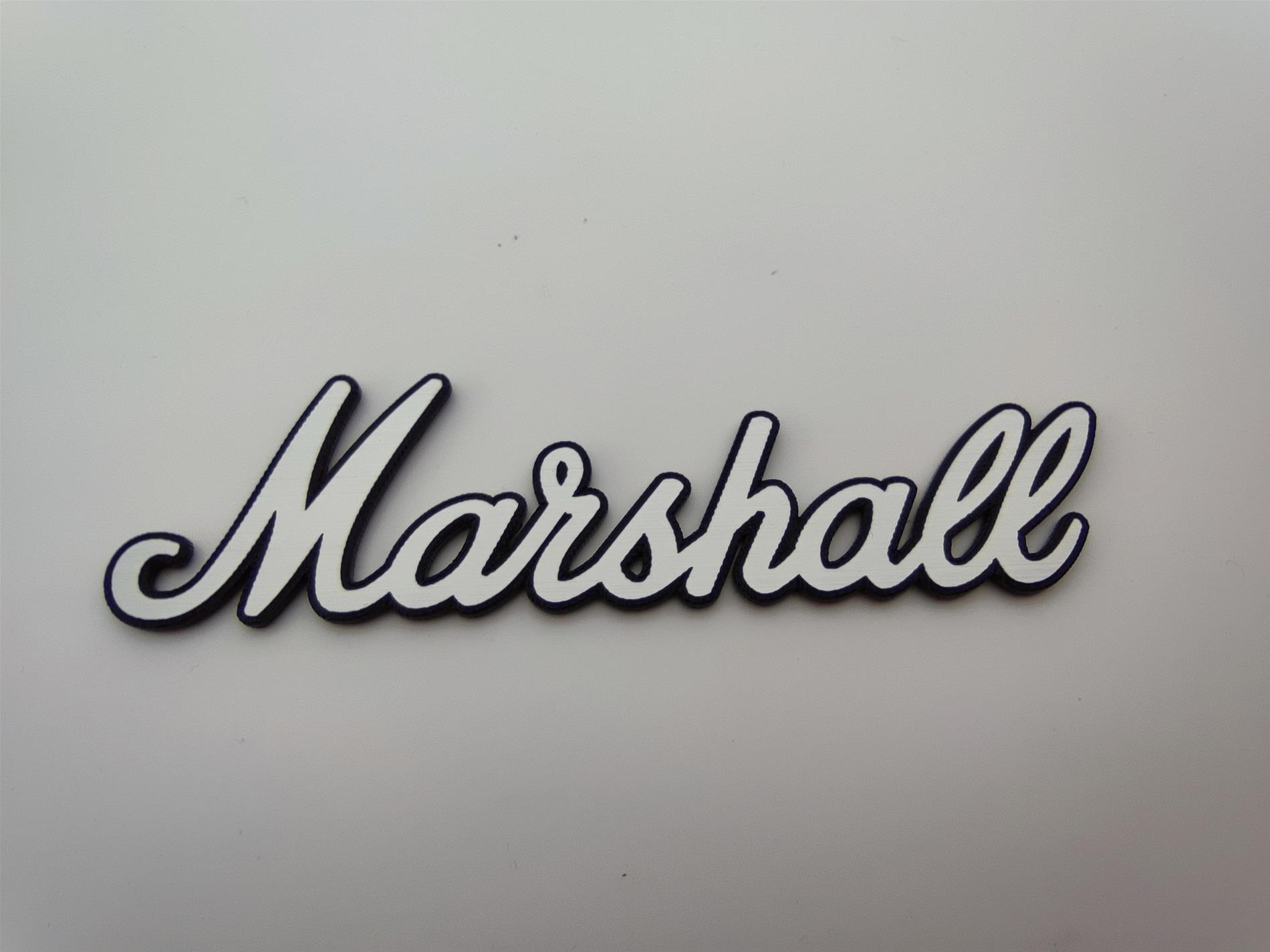 Marshall Logo 2 Farklı ölçü - Görsel 1