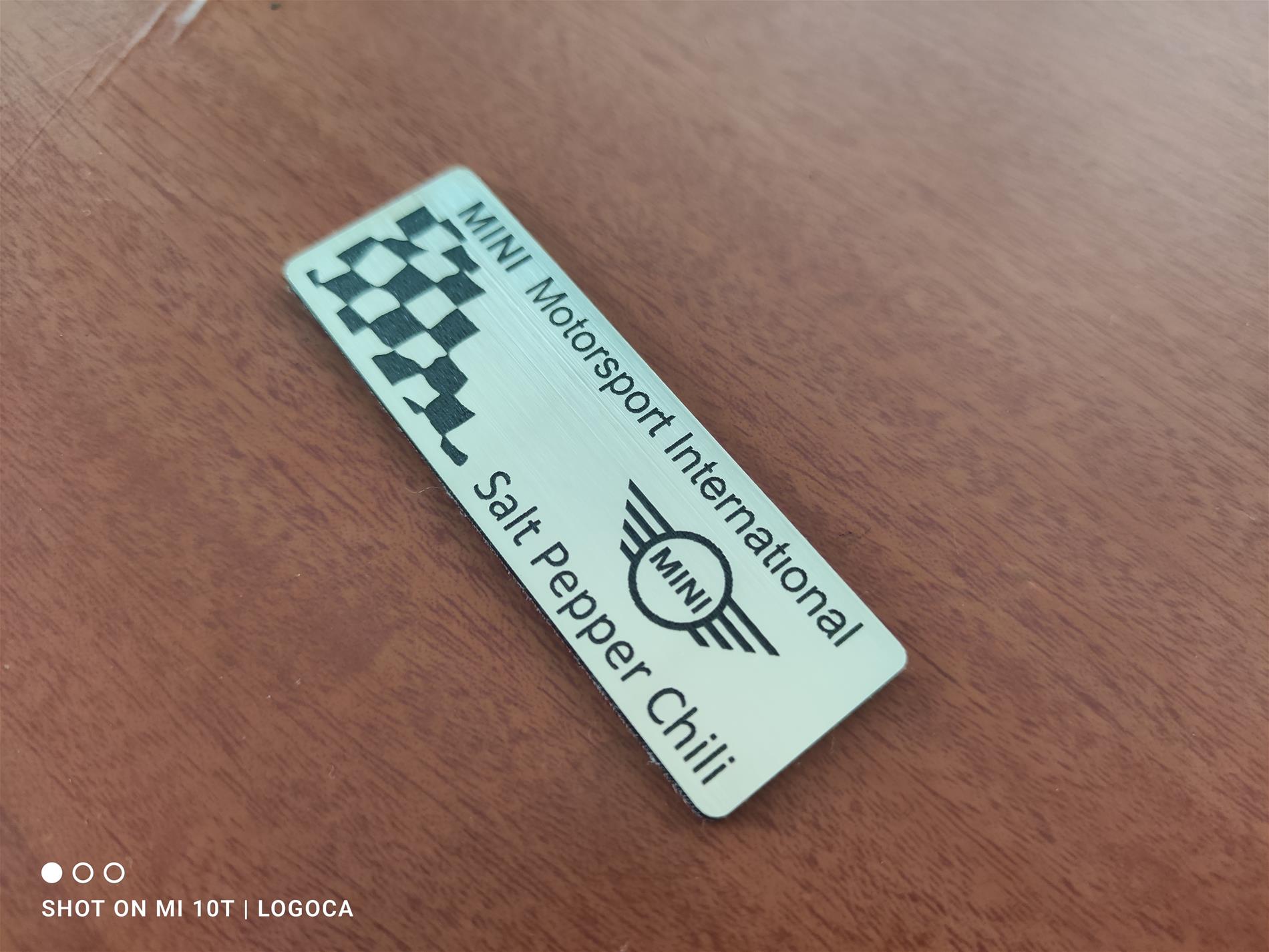 Mini Cooper plaket etiket - Görsel 2