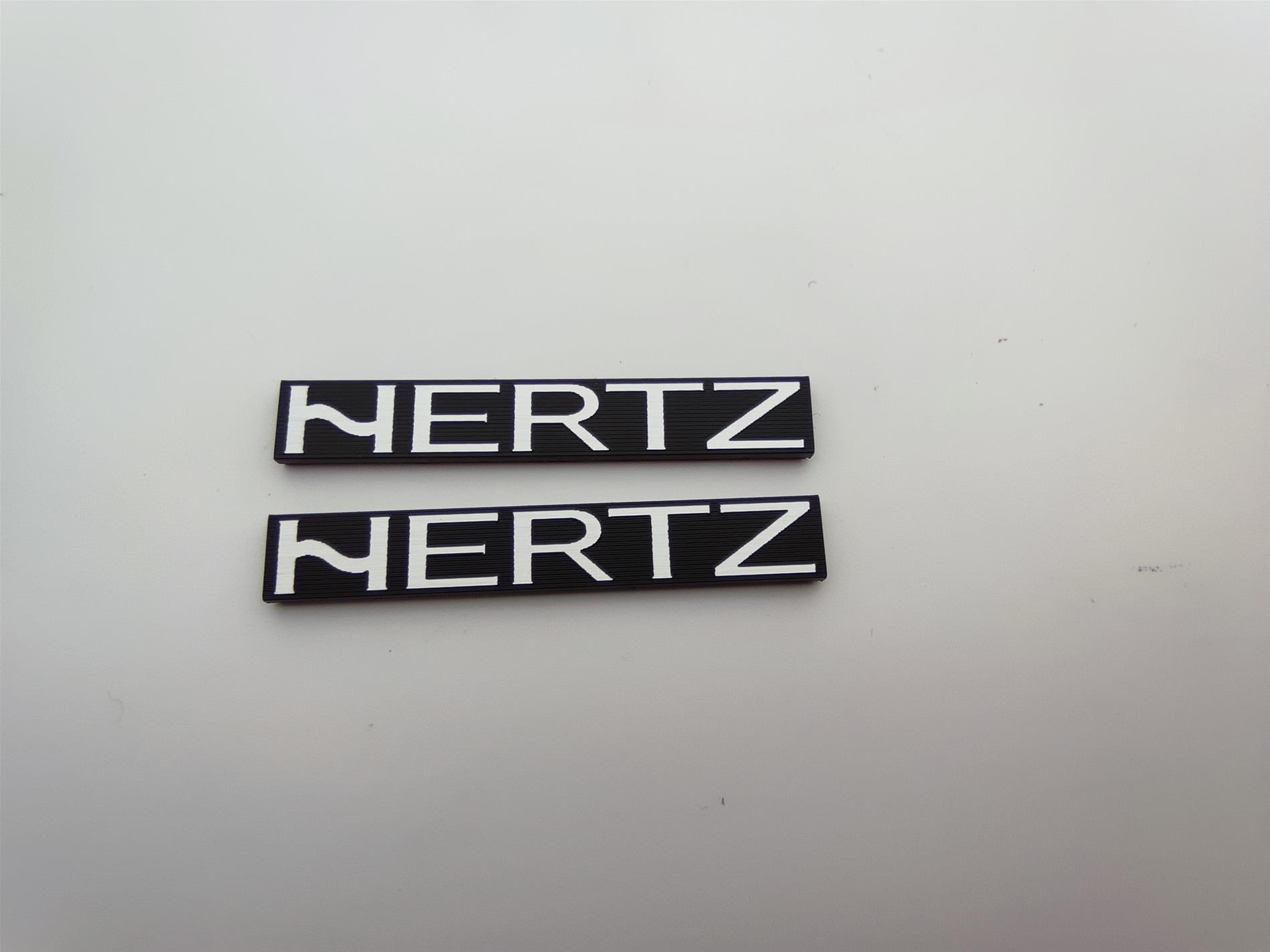 Hertz Logosu Etiket - Dayanıklı, Şık ve Kaliteli Araç Stickerları - Görsel 4