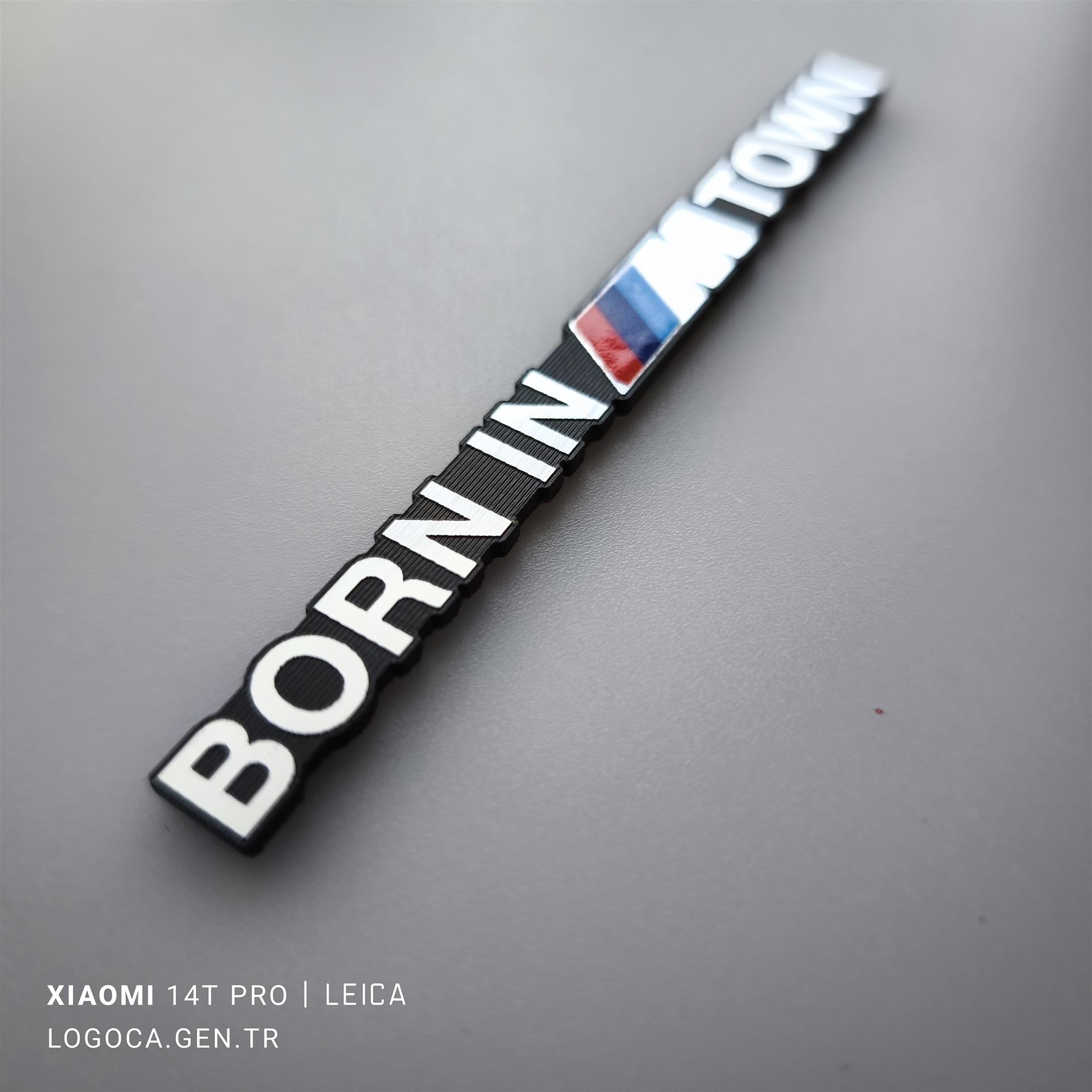 BMW Born in M town Etiket 2 farklı ölçü - Görsel 2
