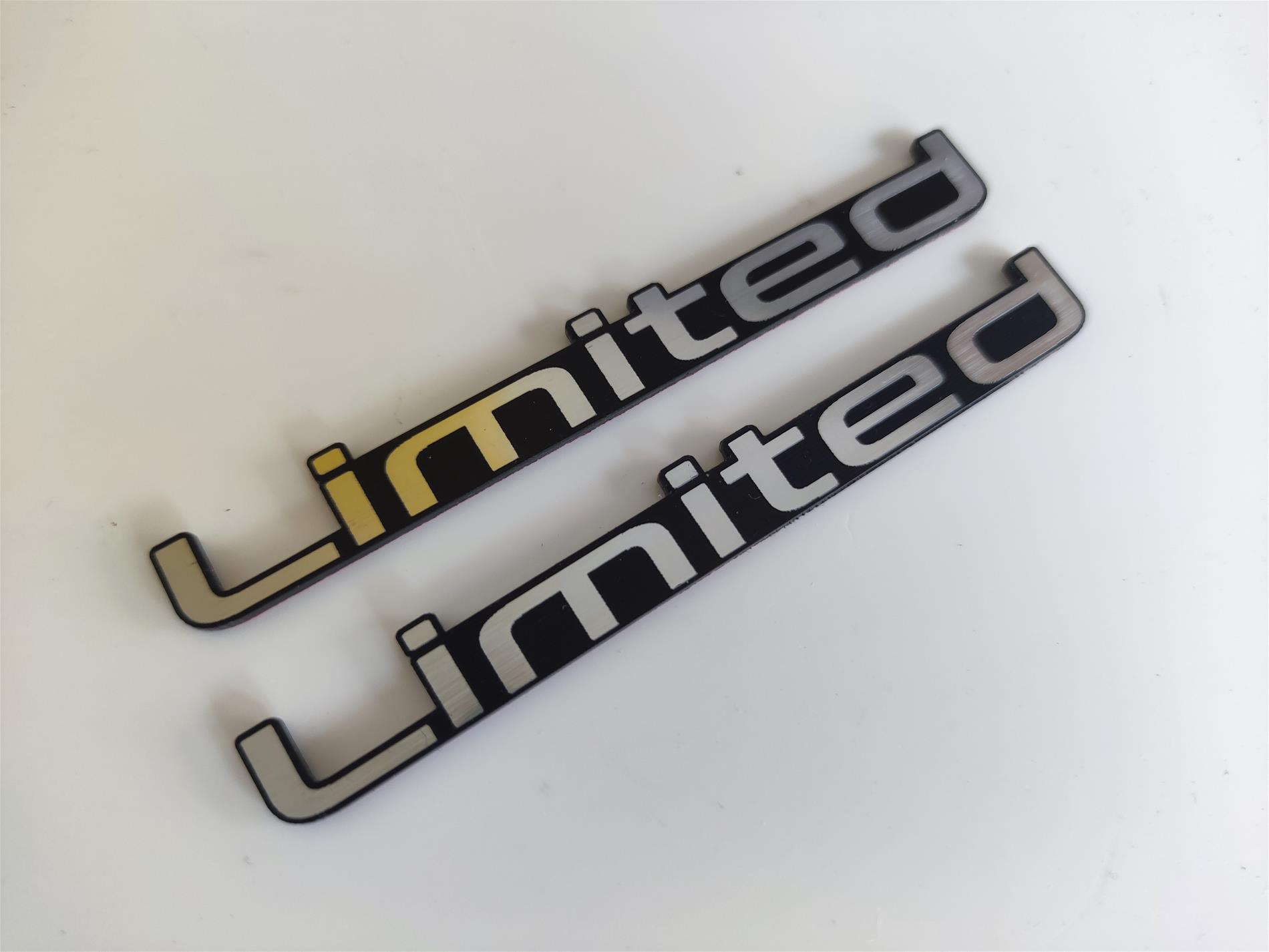 2x Toyota Corolla Limited Etiket - Görsel 2