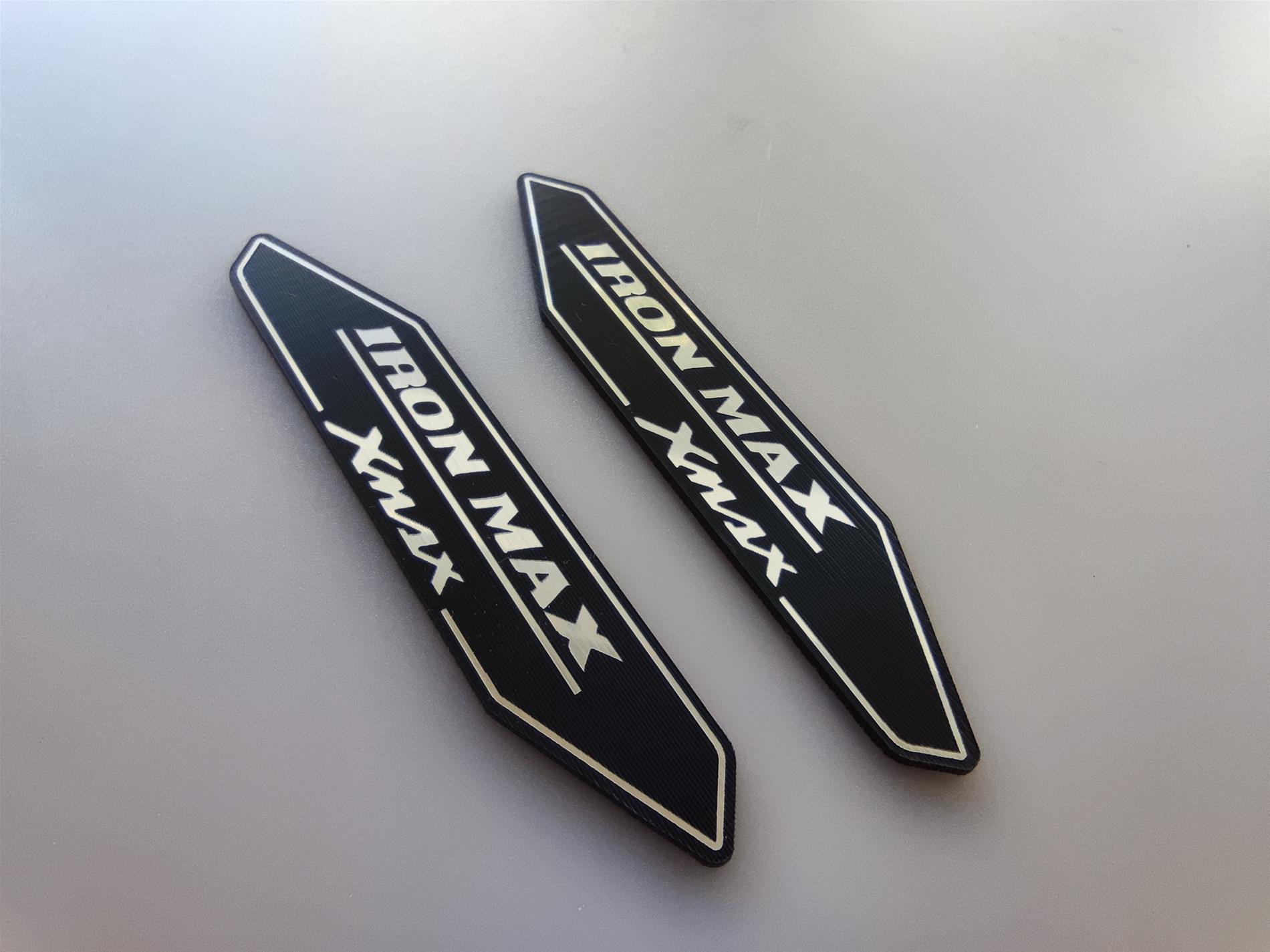 Yamaha iron max xmax alüminyum kapalma plastik etiket - Görsel 3