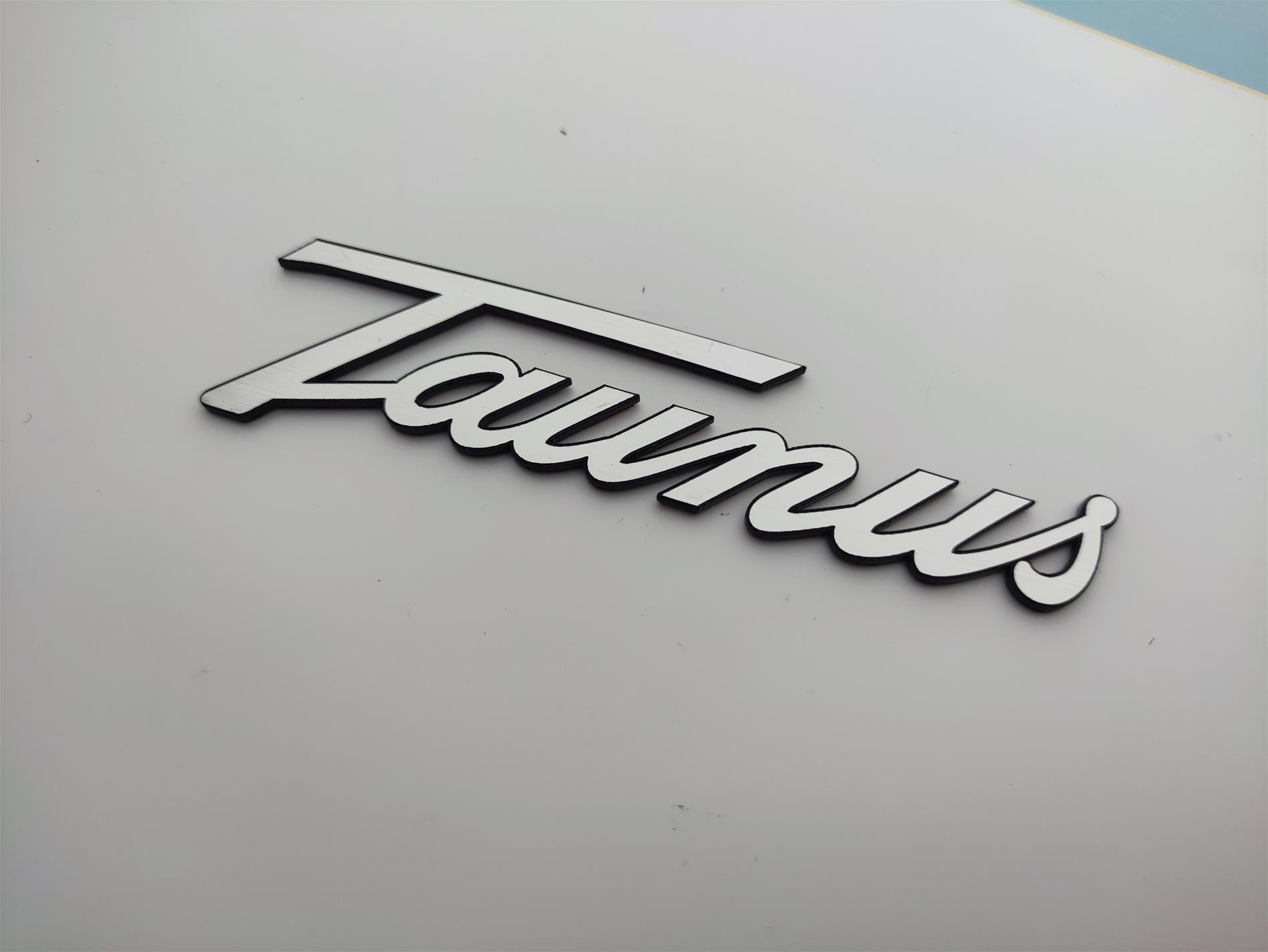 Ford Taunus Elyazı sticker plastik etiket - Görsel 2