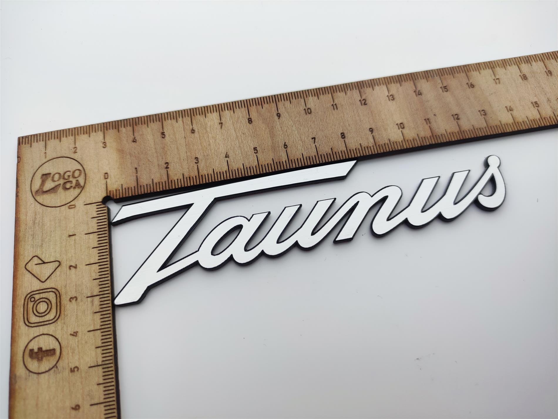 Ford Taunus Elyazı sticker plastik etiket - Görsel 3