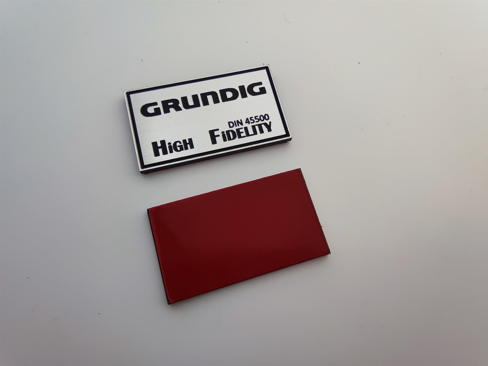 Grundig high Fidelity dın 45500 logo - Görsel 3
