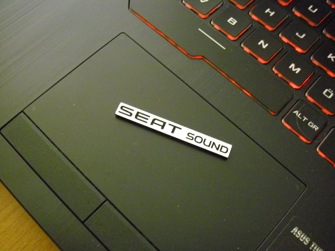 Seat sound gümüş üzeri siyah yazı - Görsel 3
