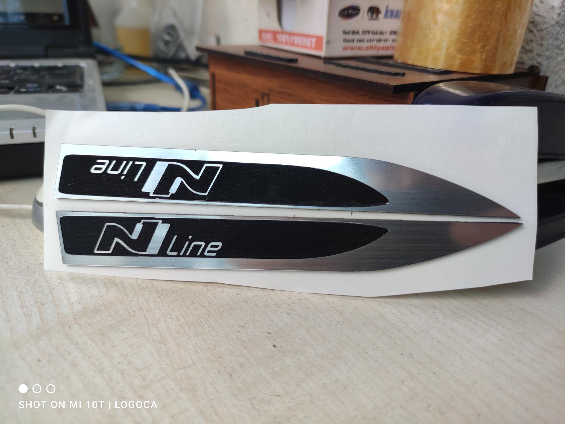 Hyundai N line Çamrluk bıçak etiketi - Görsel 3