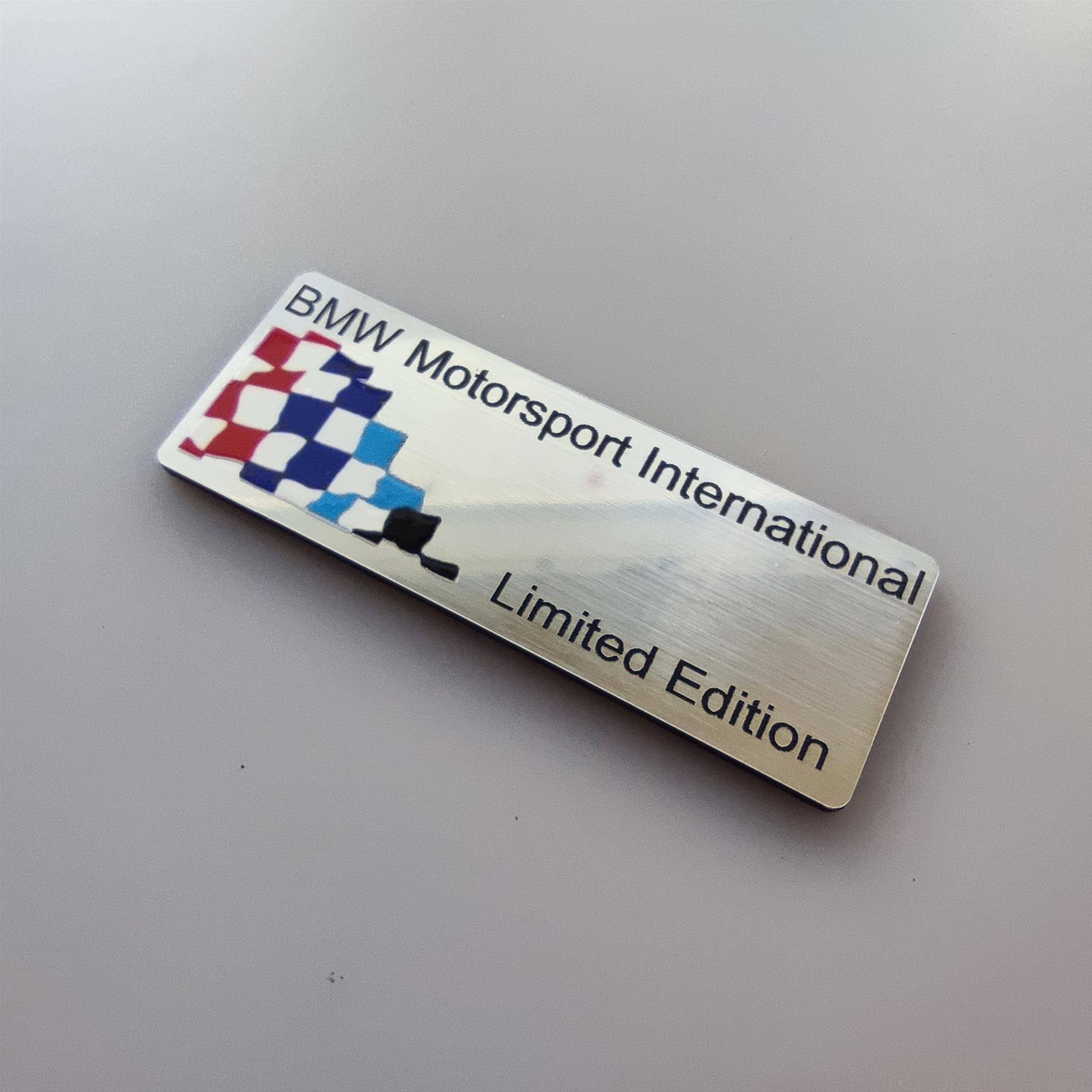 BMW Ralli bayraklı limited edition etiket - Görsel 2