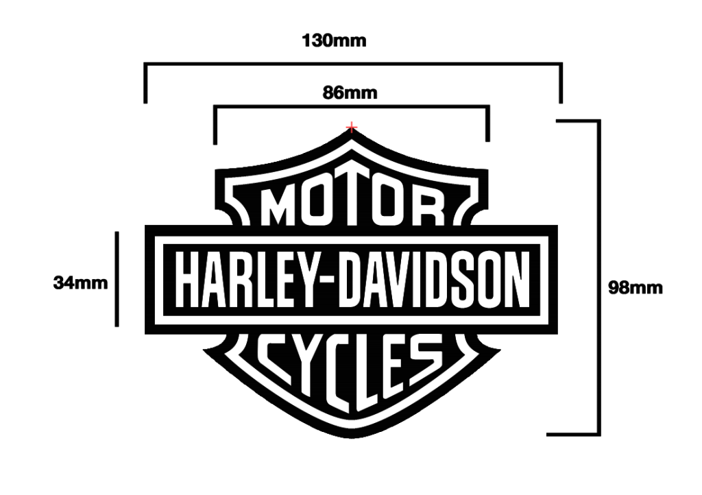 1 adet Harley Davidson etiket - Görsel 3