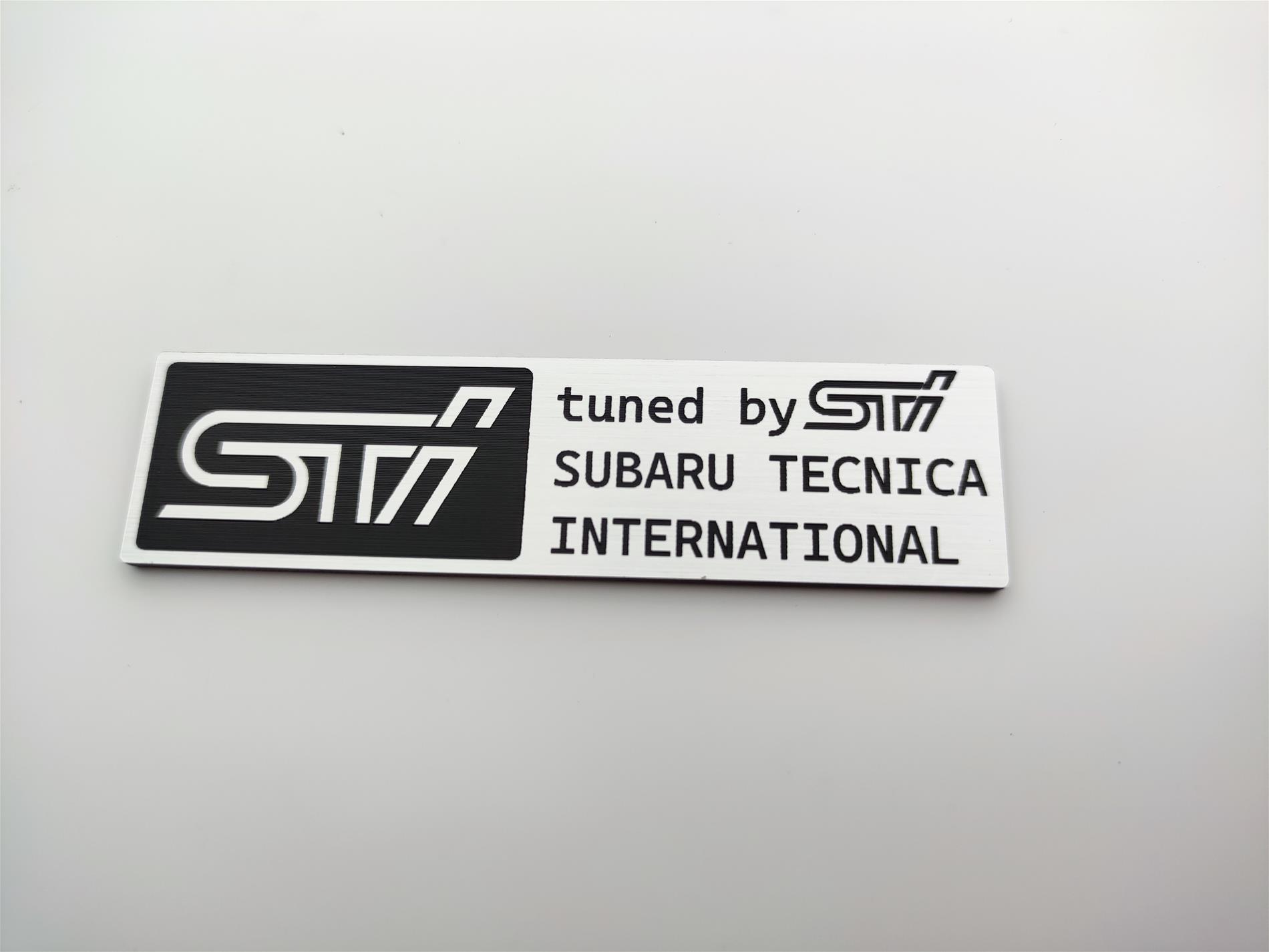 Subaru sti etiket 2 farklı ölçü - Görsel 3