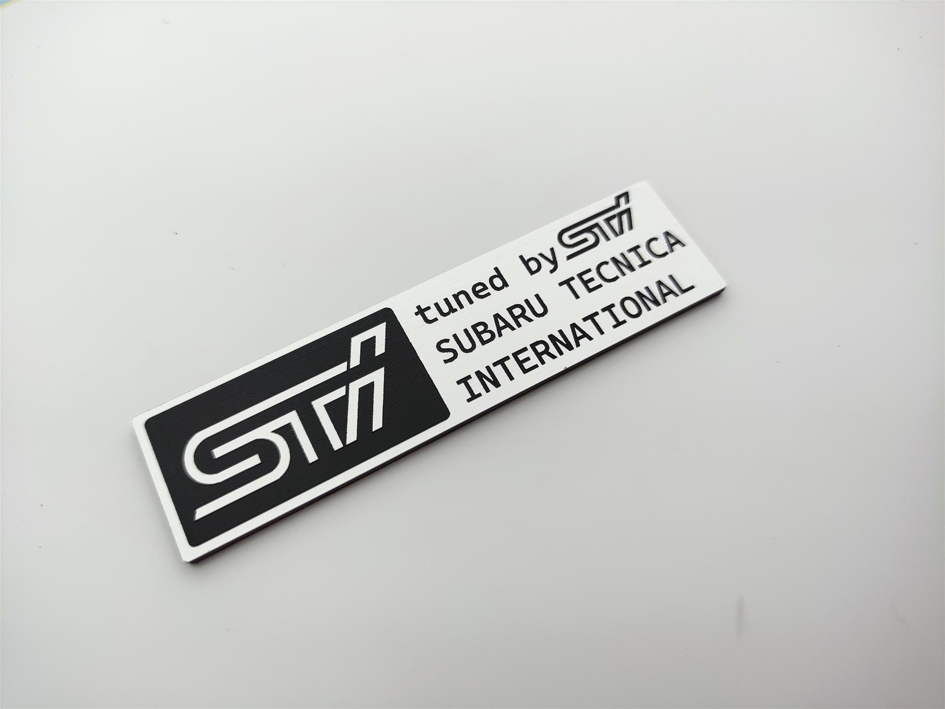 Subaru sti etiket 2 farklı ölçü - Görsel 2