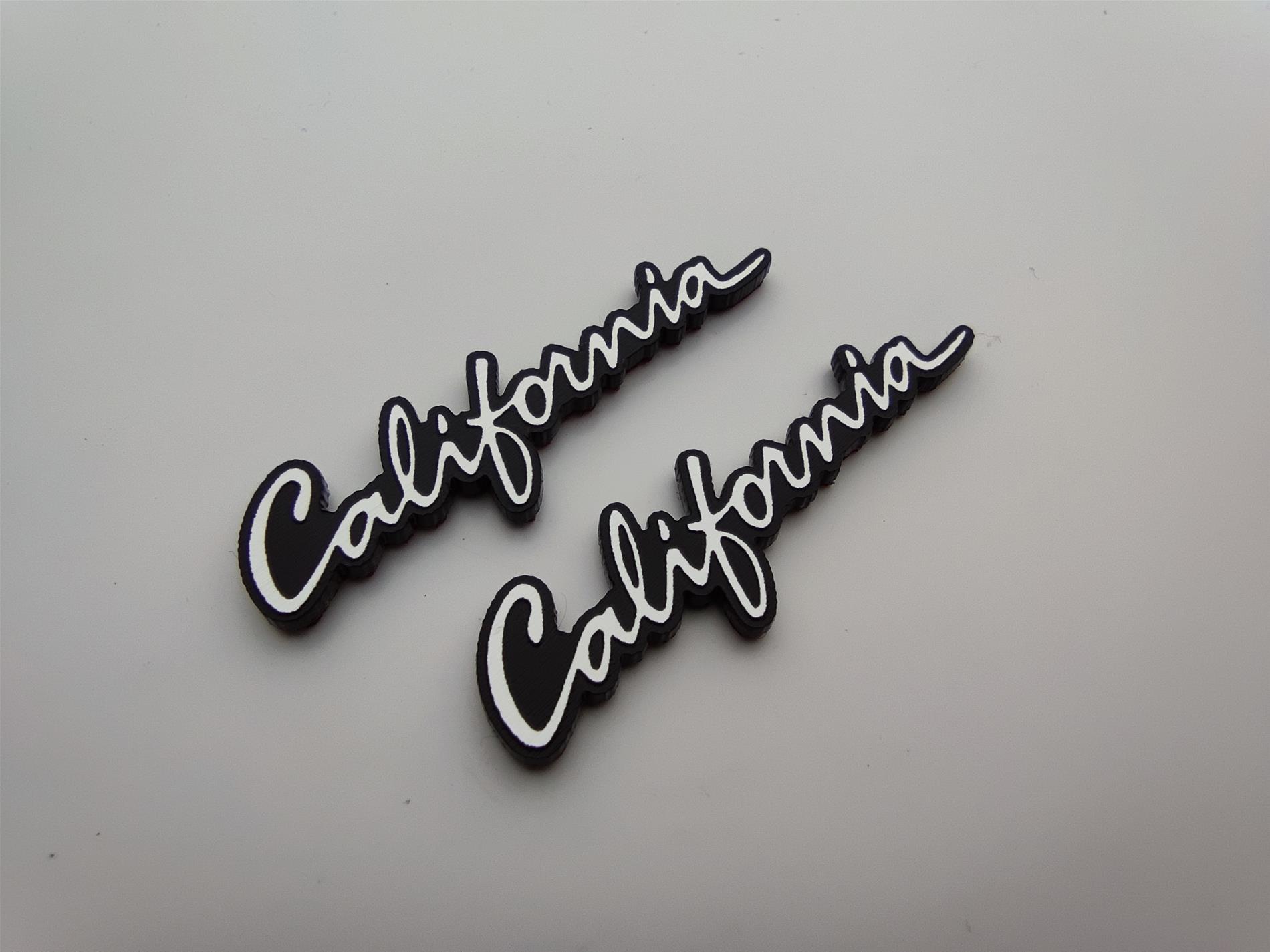 California plastik etiket - Görsel 2