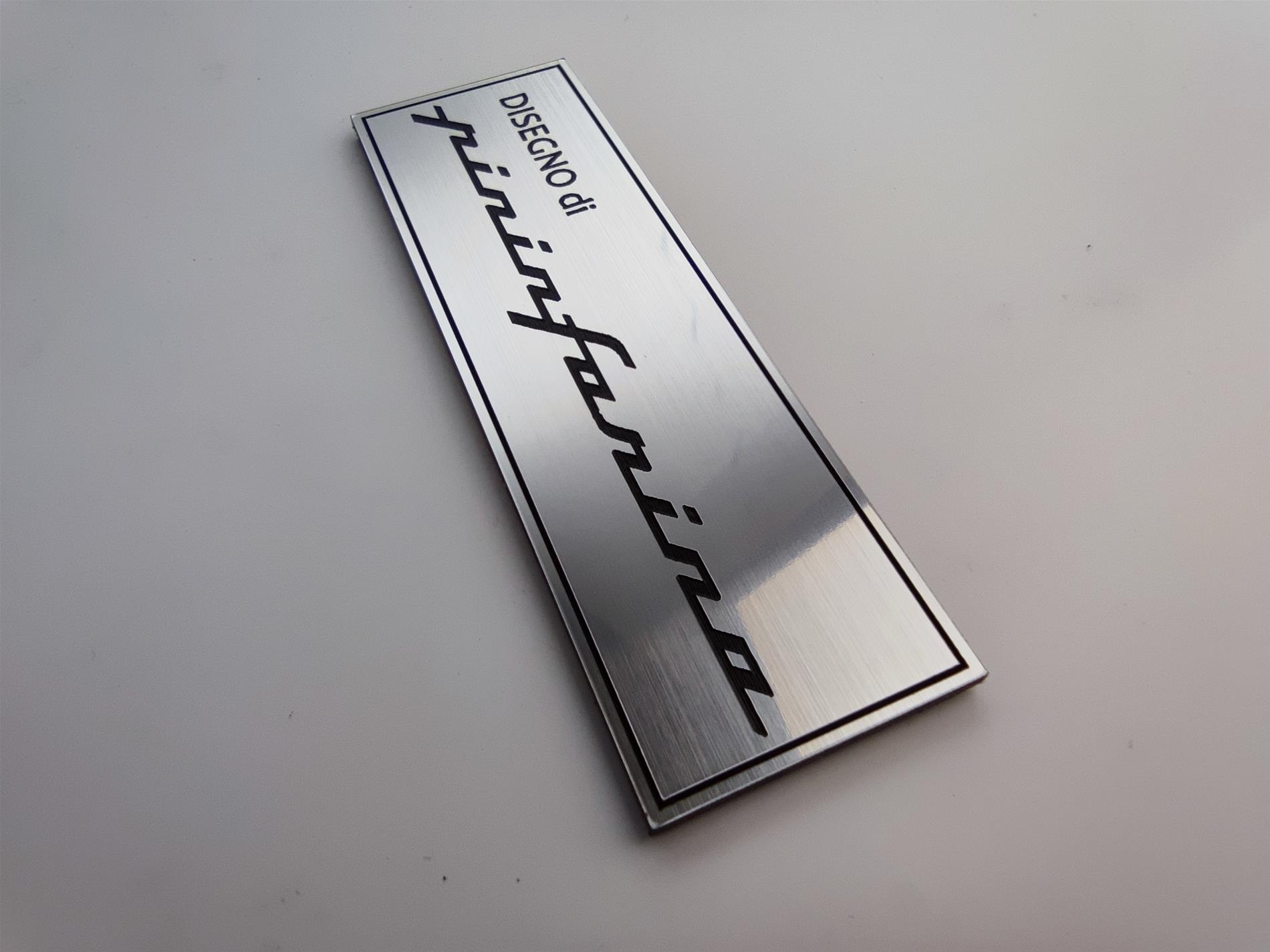 Disegno Pininfarina plaket etiket - Görsel 2