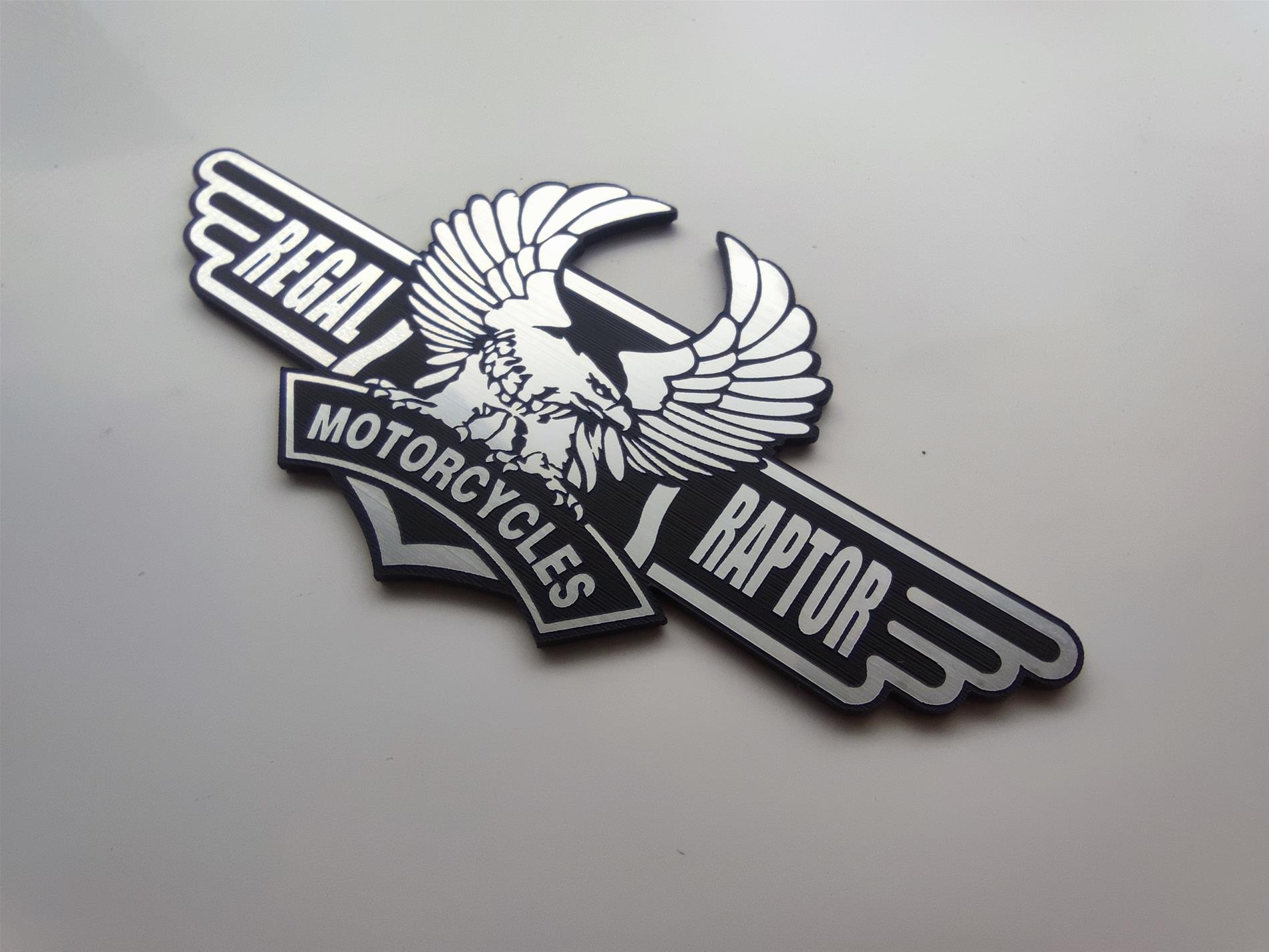 Regal Raptor motorcycles etiket  - Görsel 1