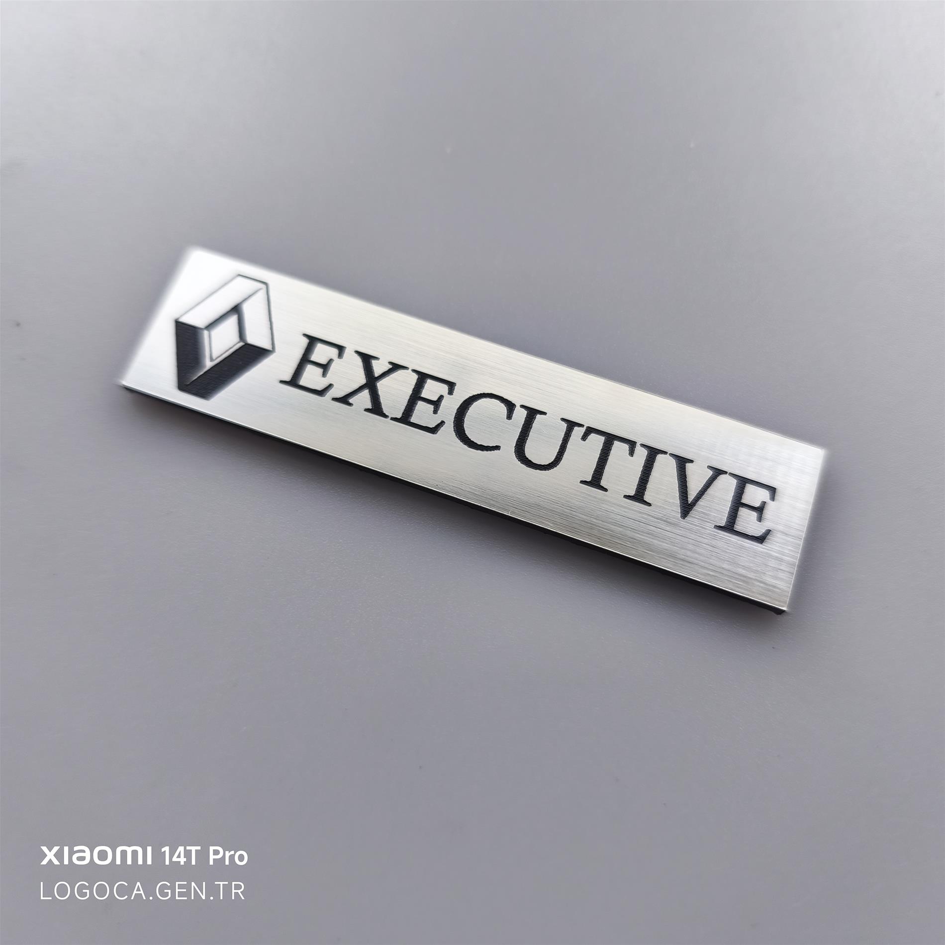 Renault  logolu Executive etiket 8x2cm -2 adet - Görsel 4