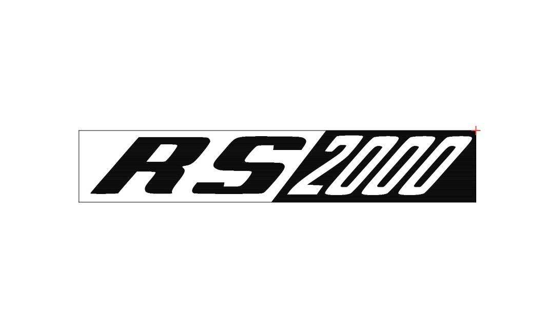 Ford RS 2000 Etiket - Görsel 1