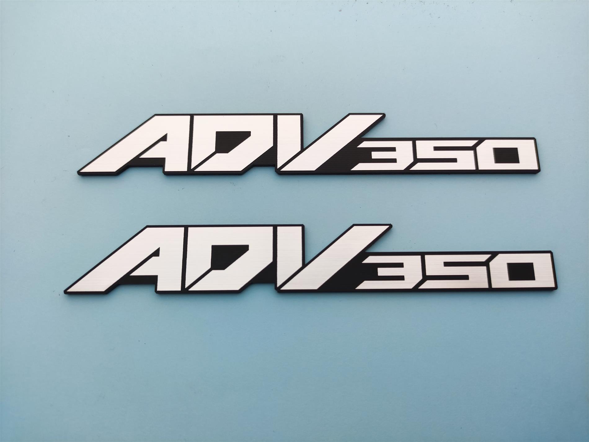 Honda Adv350  plastik sticker etiket  motor yazısı - Görsel 1