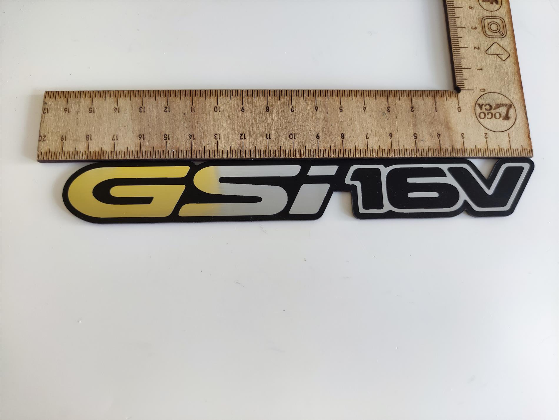 Opel Corsa GSI 16v Etiket Bagaj yazısı - Görsel 4