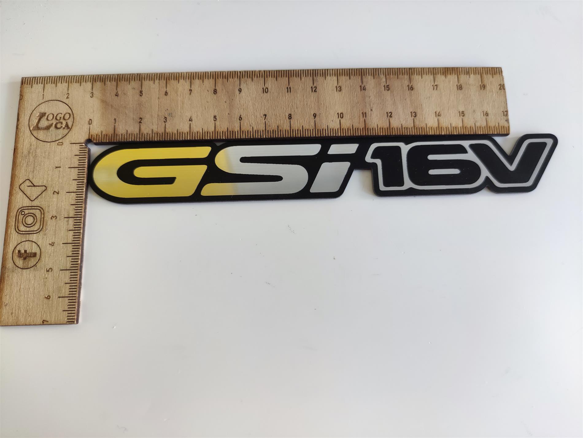 Opel Corsa GSI 16v Etiket Bagaj yazısı - Görsel 6