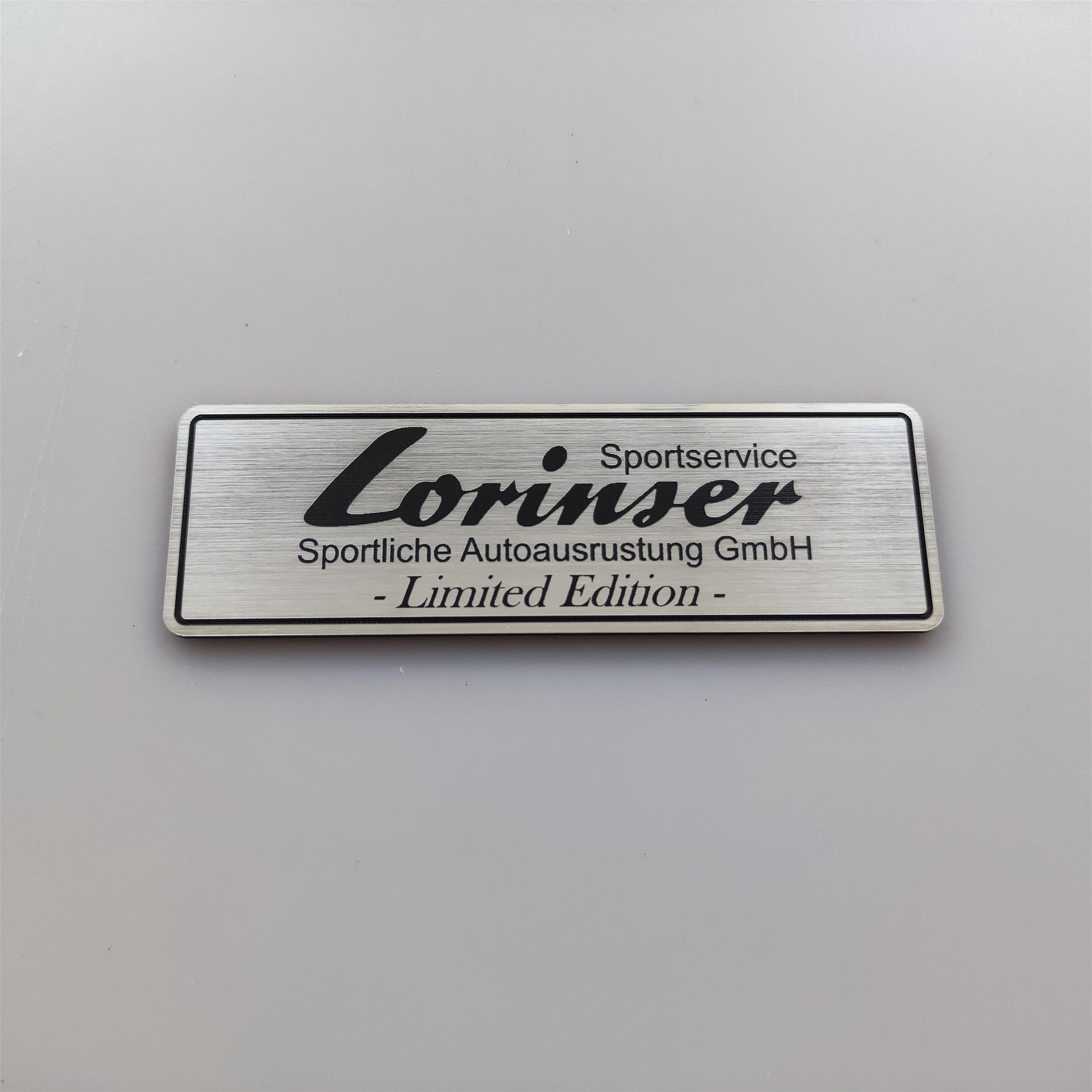 Mercedes Lorinser plaket etiket - Görsel 5