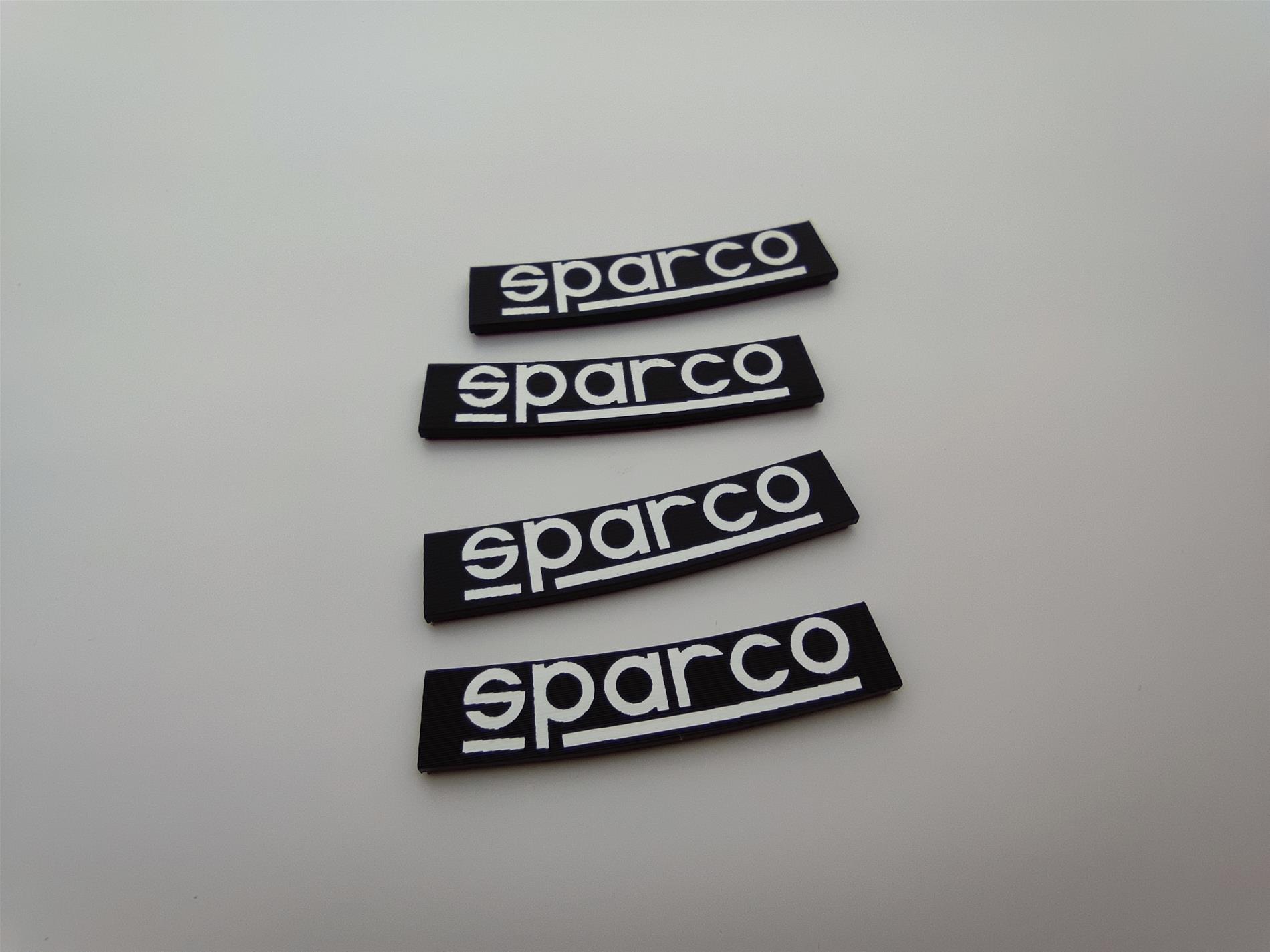 4 adet sparco jant etiketi - Görsel 1