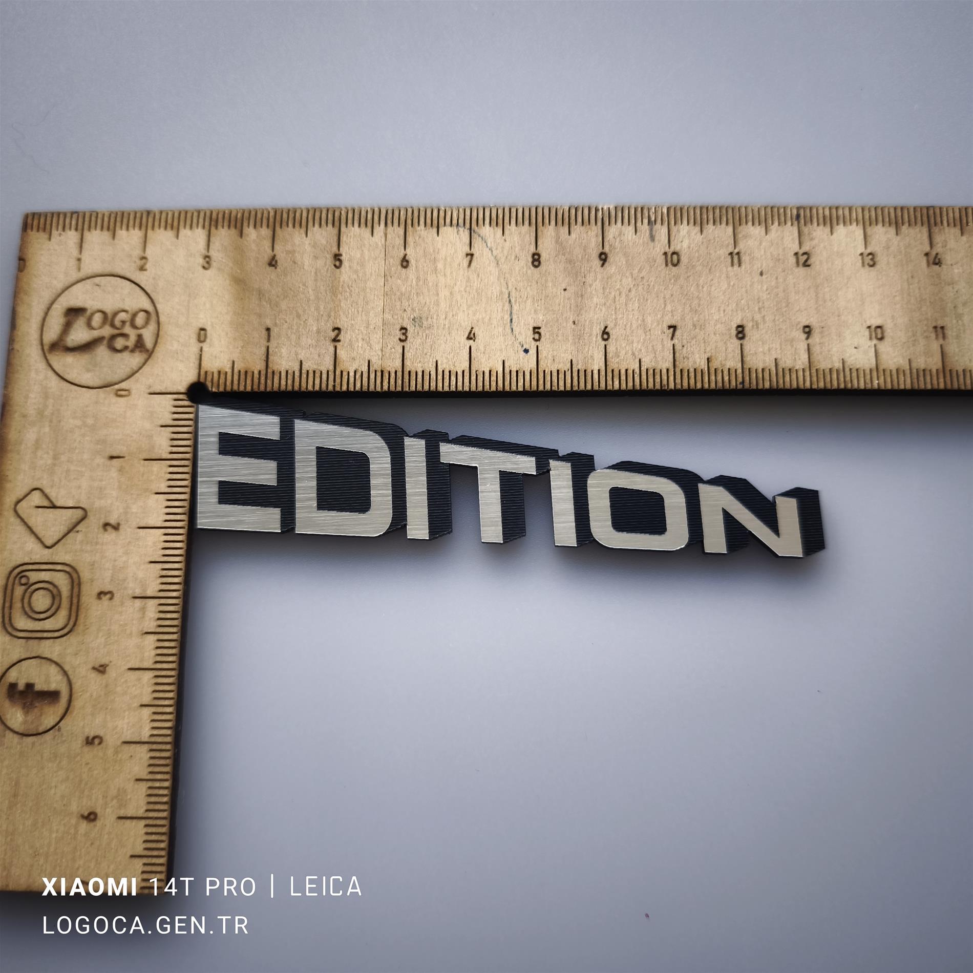 3D Limited Edition ve Special Edition plastik Etiket - Görsel 2