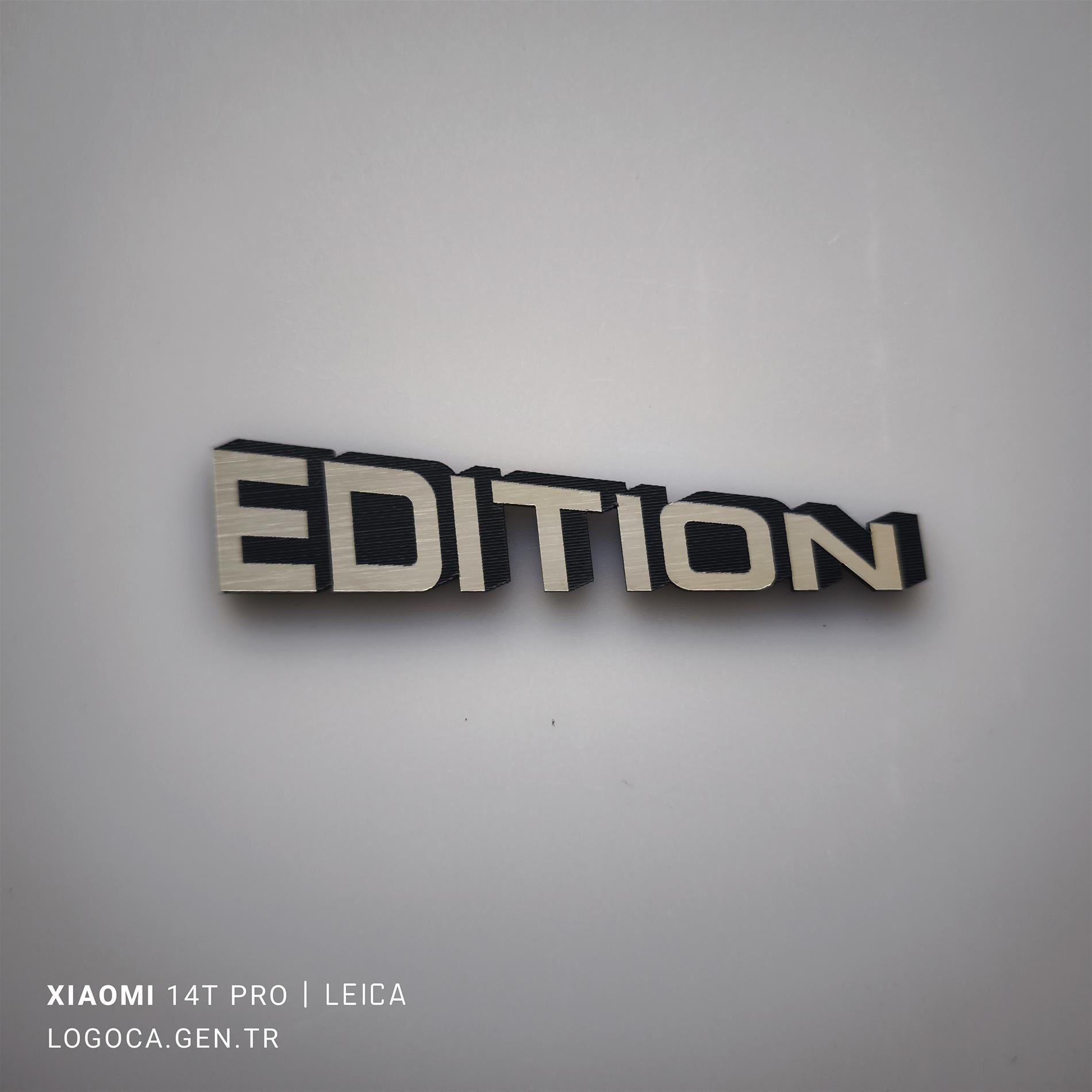 3D Limited Edition ve Special Edition plastik Etiket - Görsel 6