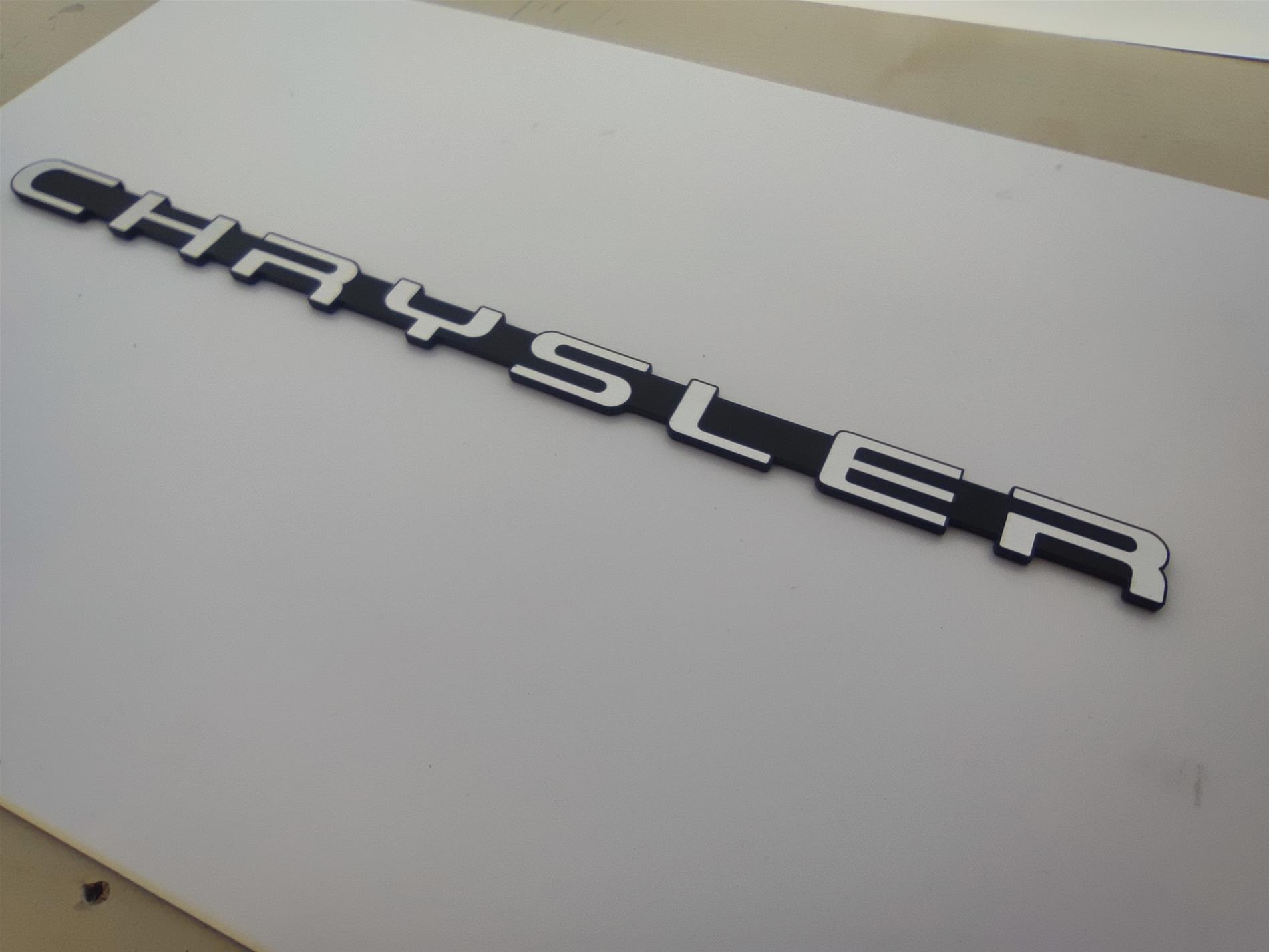 Chrysler kaporta yazısı etiket - Görsel 2