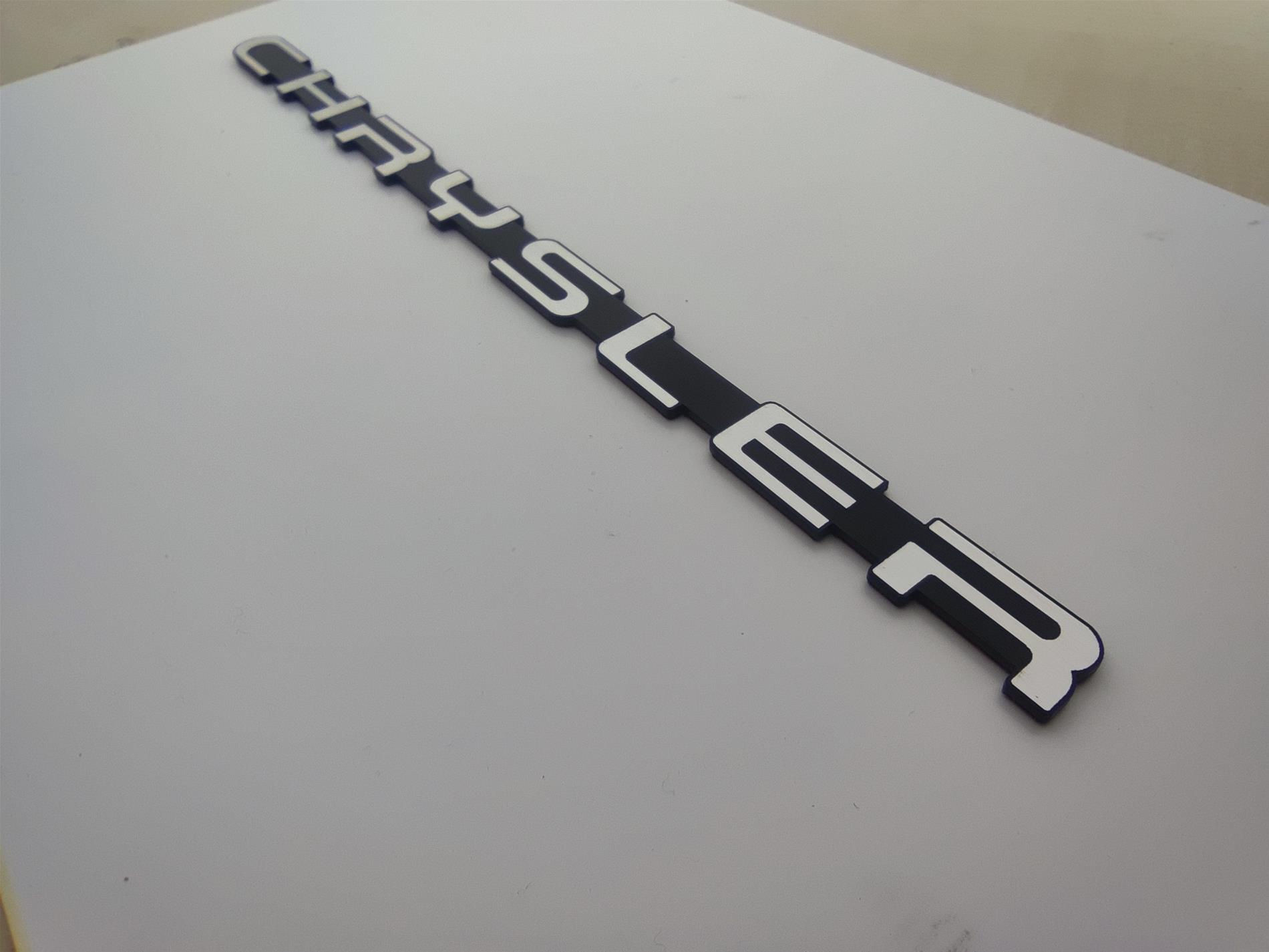 Chrysler kaporta yazısı etiket - Görsel 3