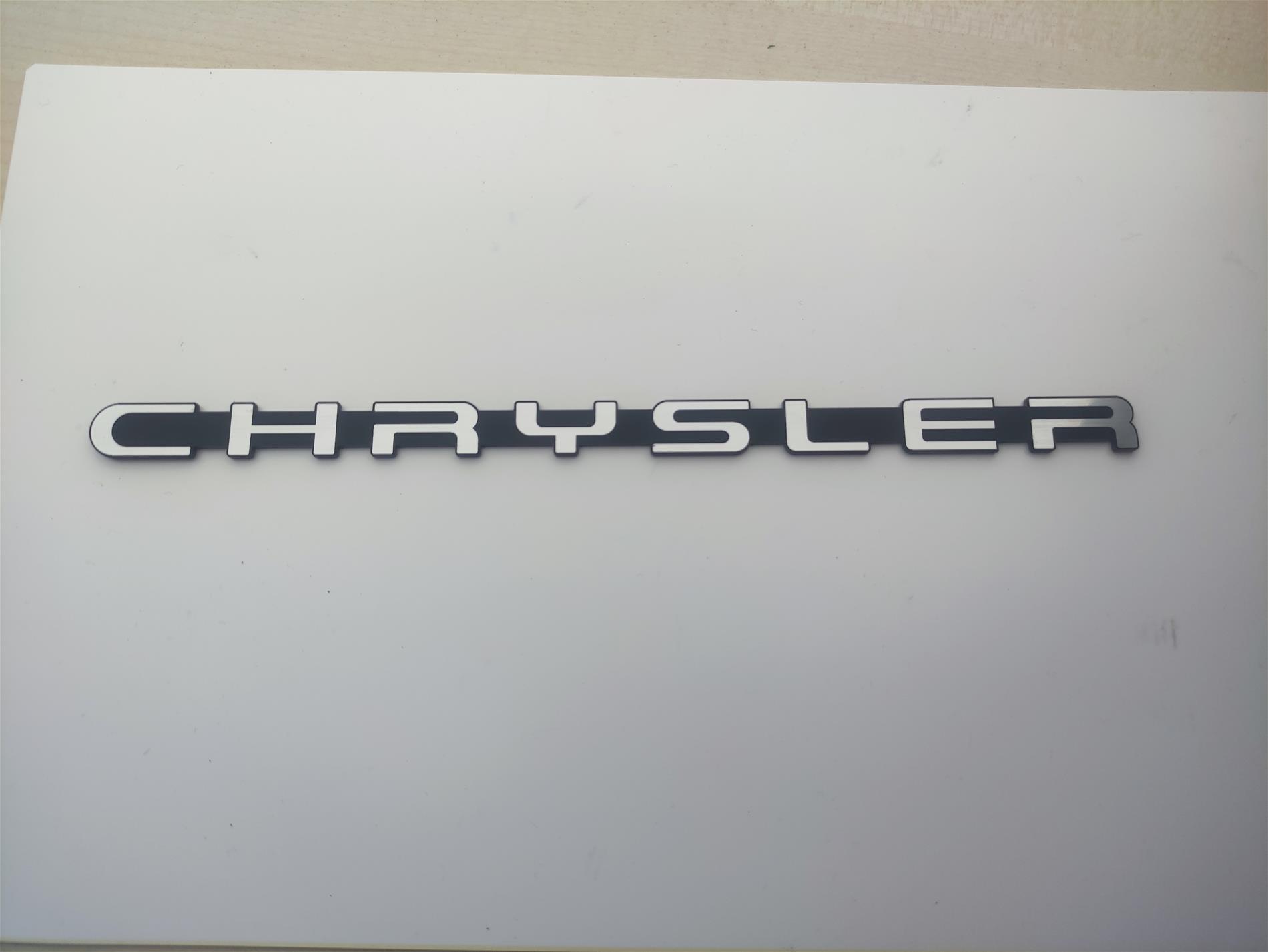 Chrysler kaporta yazısı etiket - Görsel 5