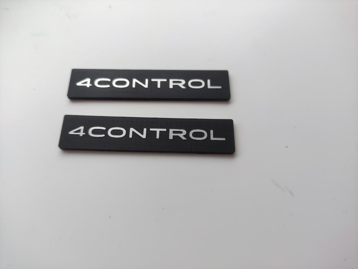 Renault 4control  etiket Renault Talisman and Megane 4 Control black Badge Monogram - Görsel 6
