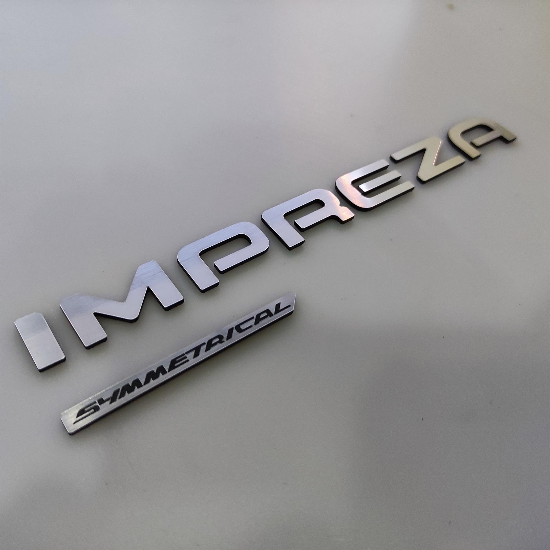 4 lü Subaru impreza bagaj yazı seti - Görsel 2