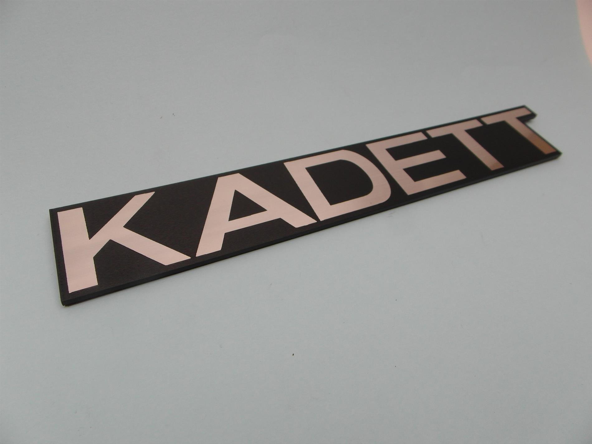 Opel Kadett Alüminyum plastik etiket - Görsel 2
