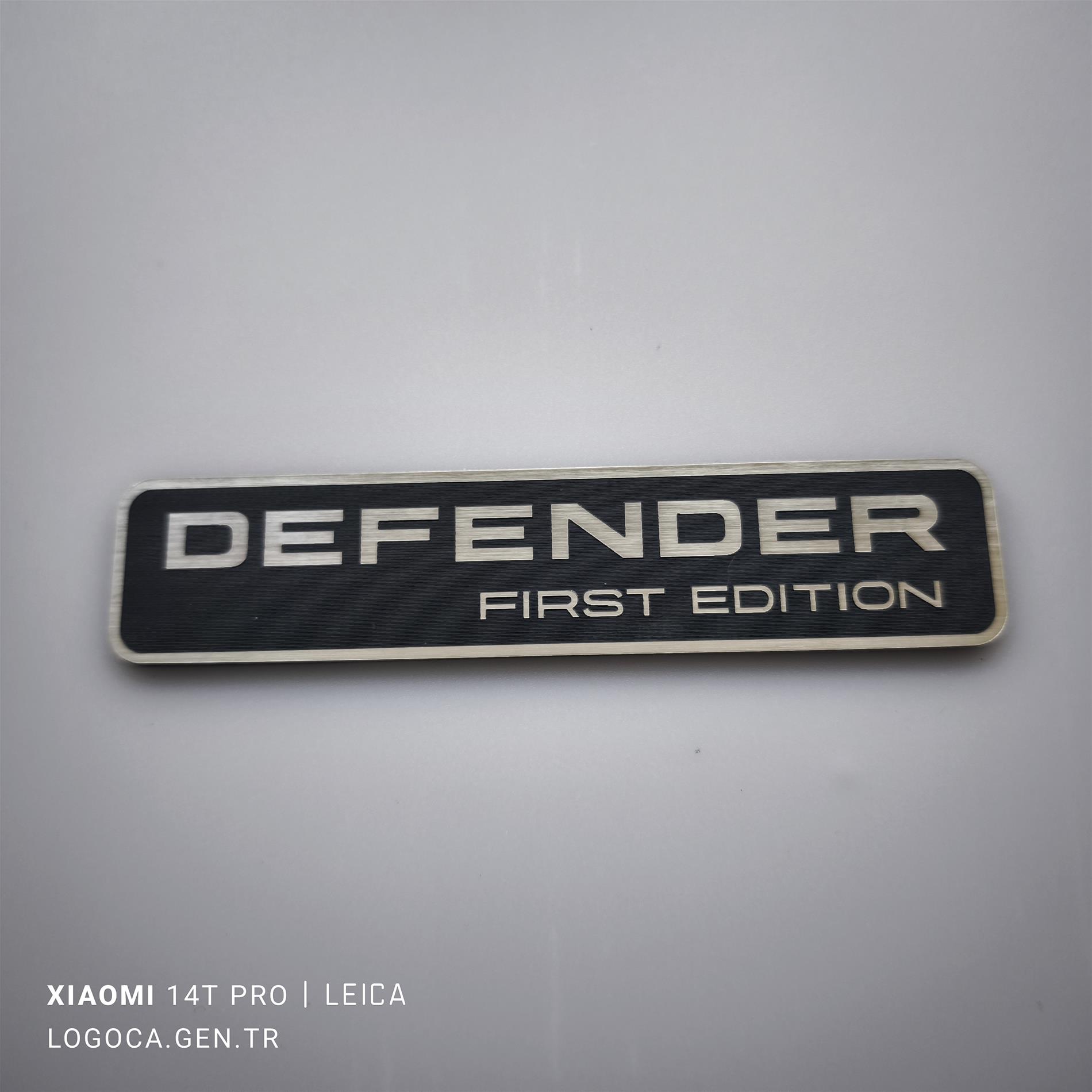Land Rover Defender Fırst Edition etiket - Görsel 6