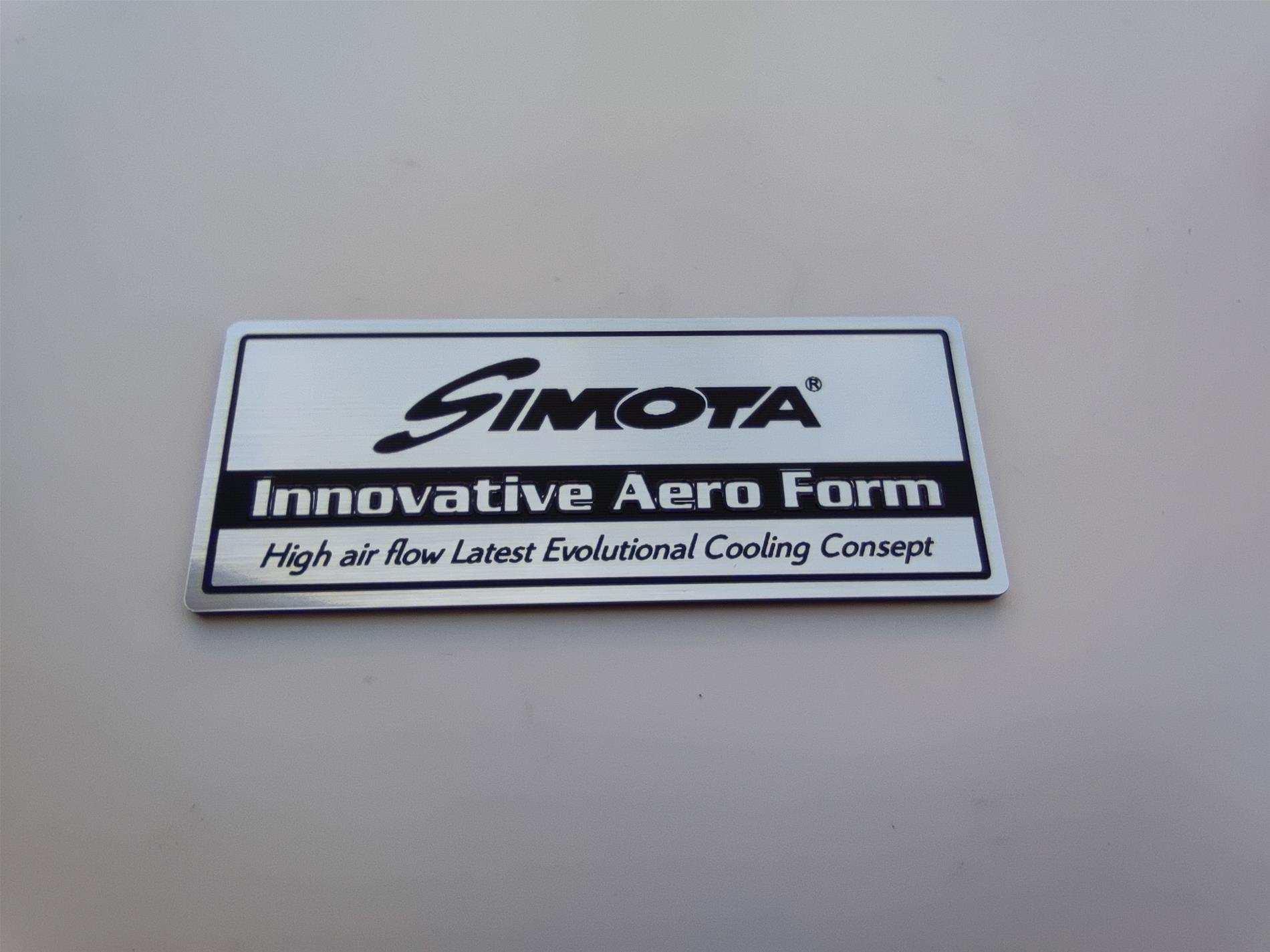 Simota Yenilikçi Aero Form Alüminyum Görünümlü Plastik Etiket - Görsel 1