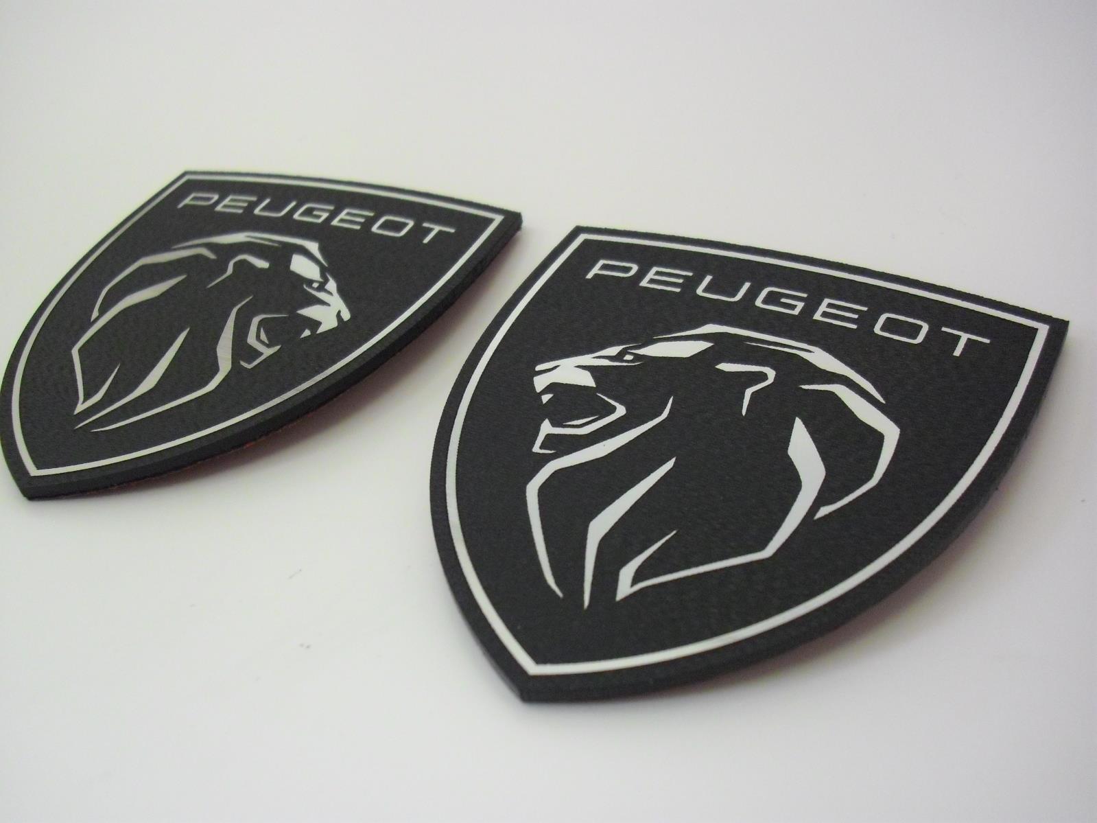 Yeni peugeot çamurluk kolon Logosu 2 adet - Görsel 1