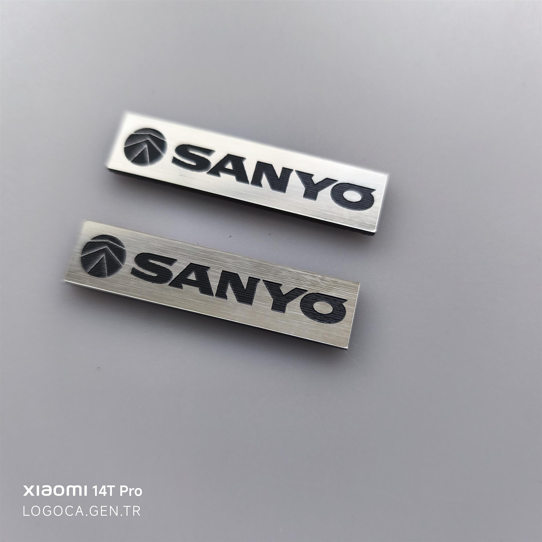 Sanyo Logo etiket - Görsel 3