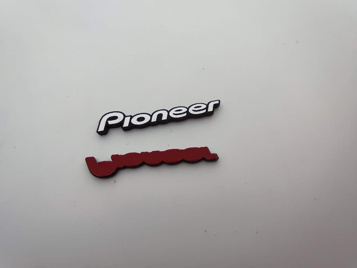 Pioneer Klasik Logo Ölçeklendirilebilir Etiket - Çeşitli Boyutlar - Görsel 1