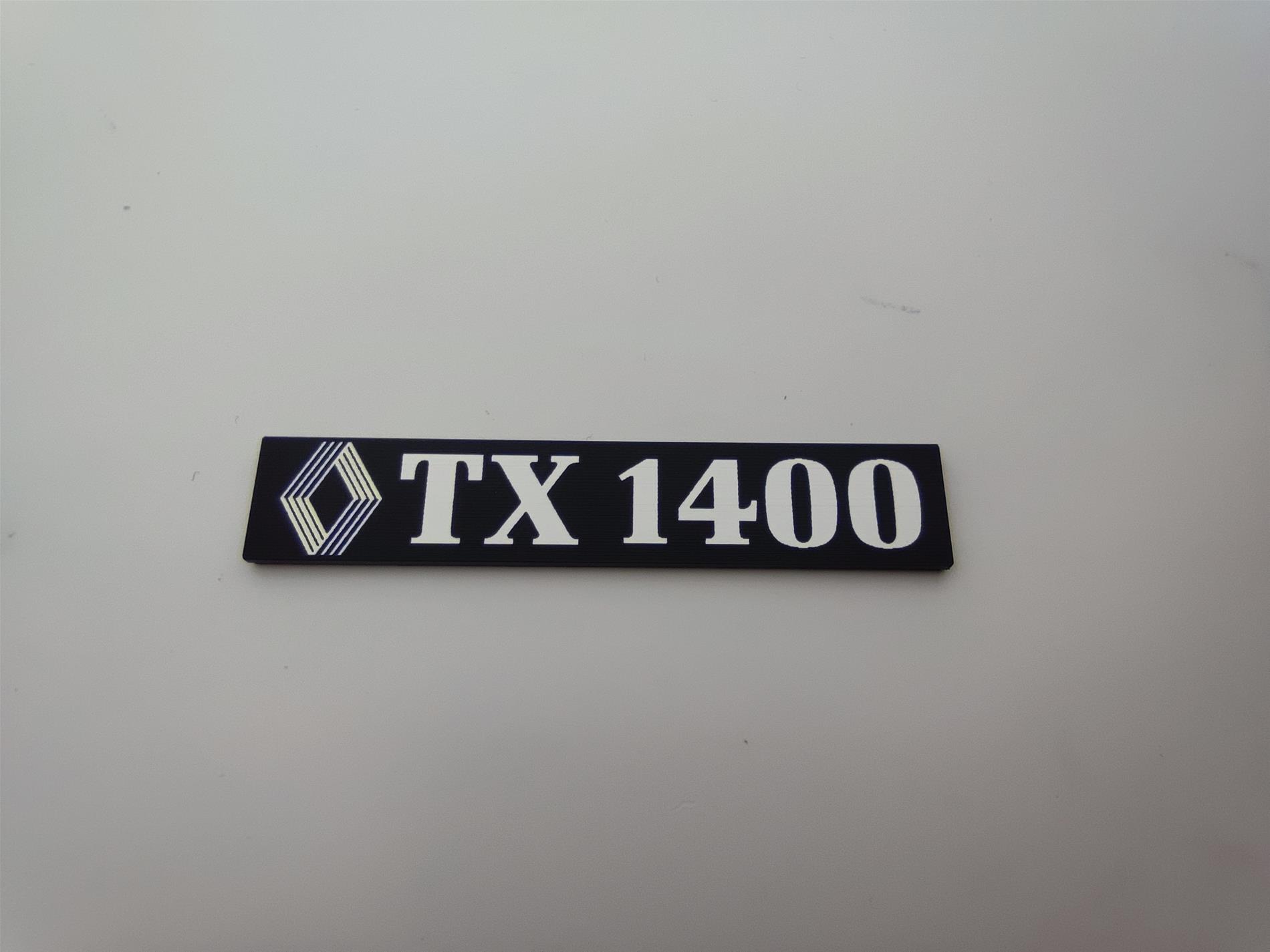 Renault 12 Renault toros TX 1400 etiket - Görsel 3