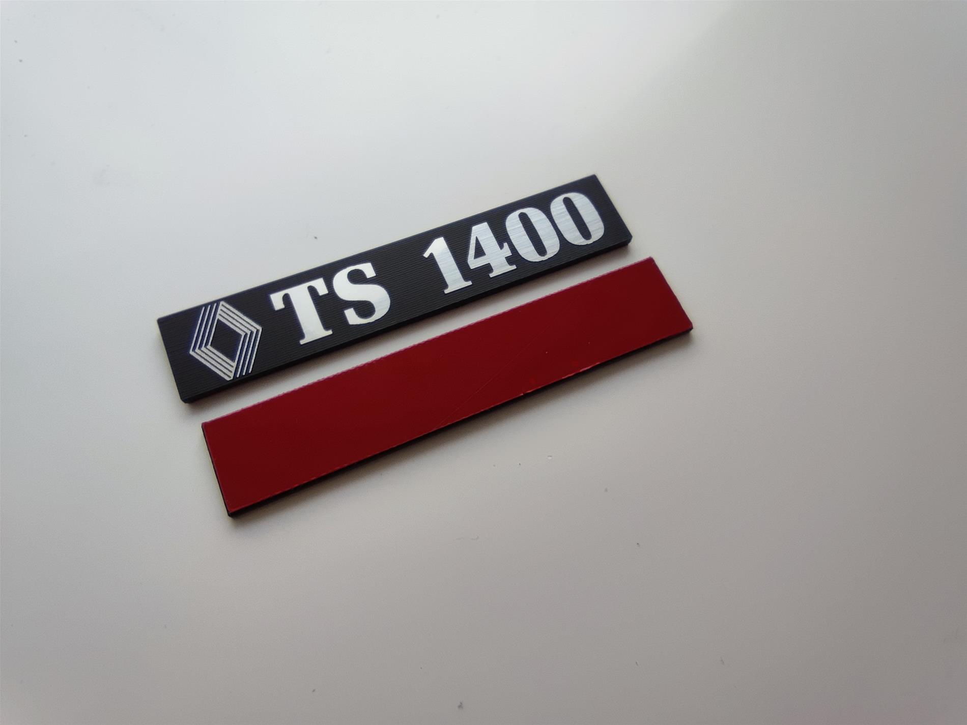 Renault 12 Renault toros TS 1400 etiket - Görsel 1