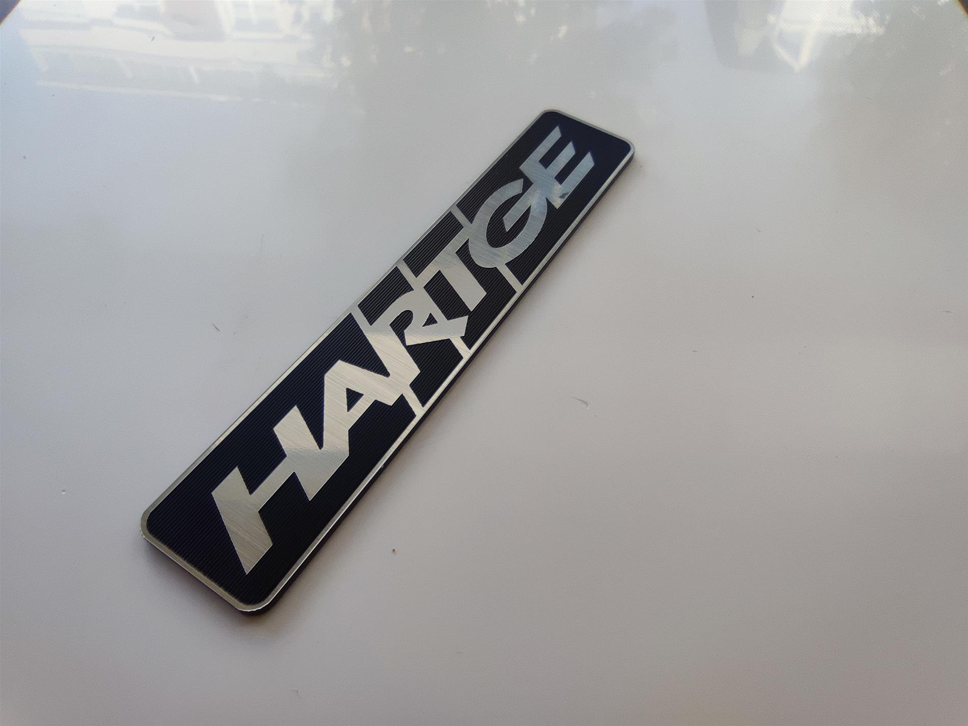1adet HARTGE etiket  Badge BMW E12 E21 E23 E24 E28 E30 E31 E32 E34 E36 - Görsel 3