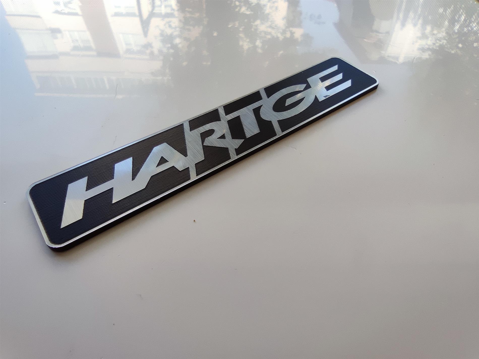 1adet HARTGE etiket  Badge BMW E12 E21 E23 E24 E28 E30 E31 E32 E34 E36 - Görsel 2