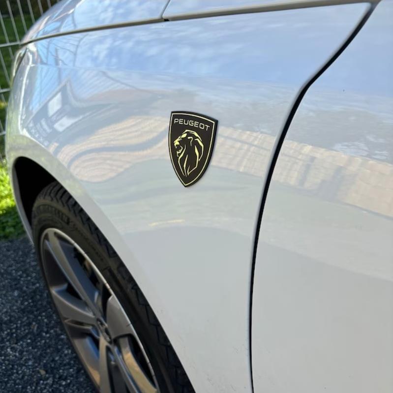 Yeni peugeot çamurluk kolon Logosu 2 adet - Görsel 4