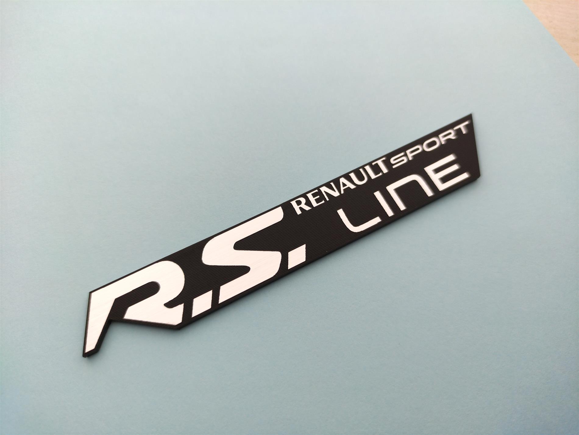 Renault RS line etiket - Görsel 1