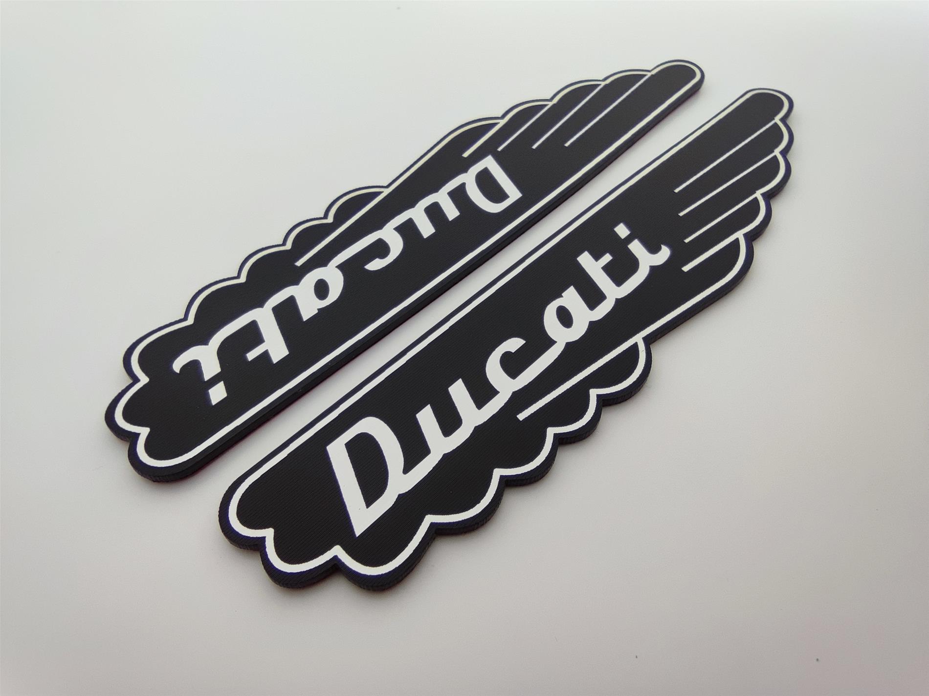 Ducati motosiklet etiketi Plastik etiket - Görsel 1
