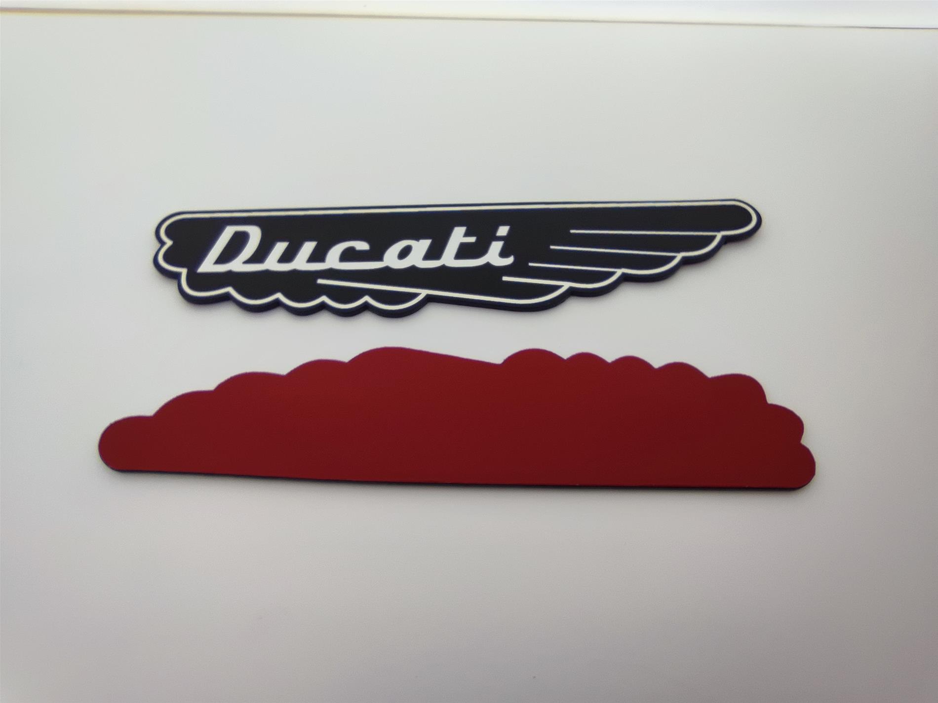 Ducati motosiklet etiketi Plastik etiket - Görsel 3