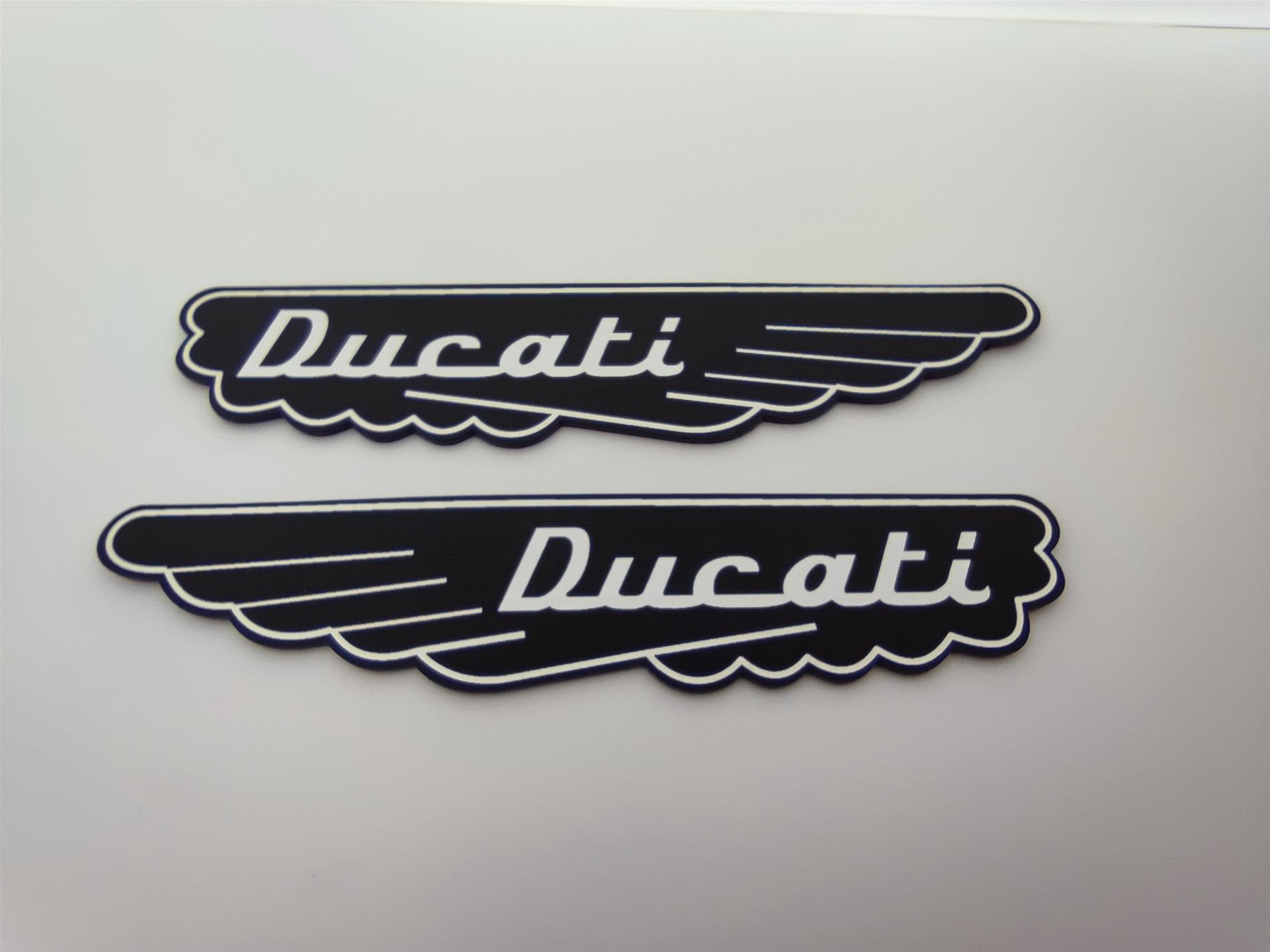 Ducati motosiklet etiketi Plastik etiket - Görsel 5